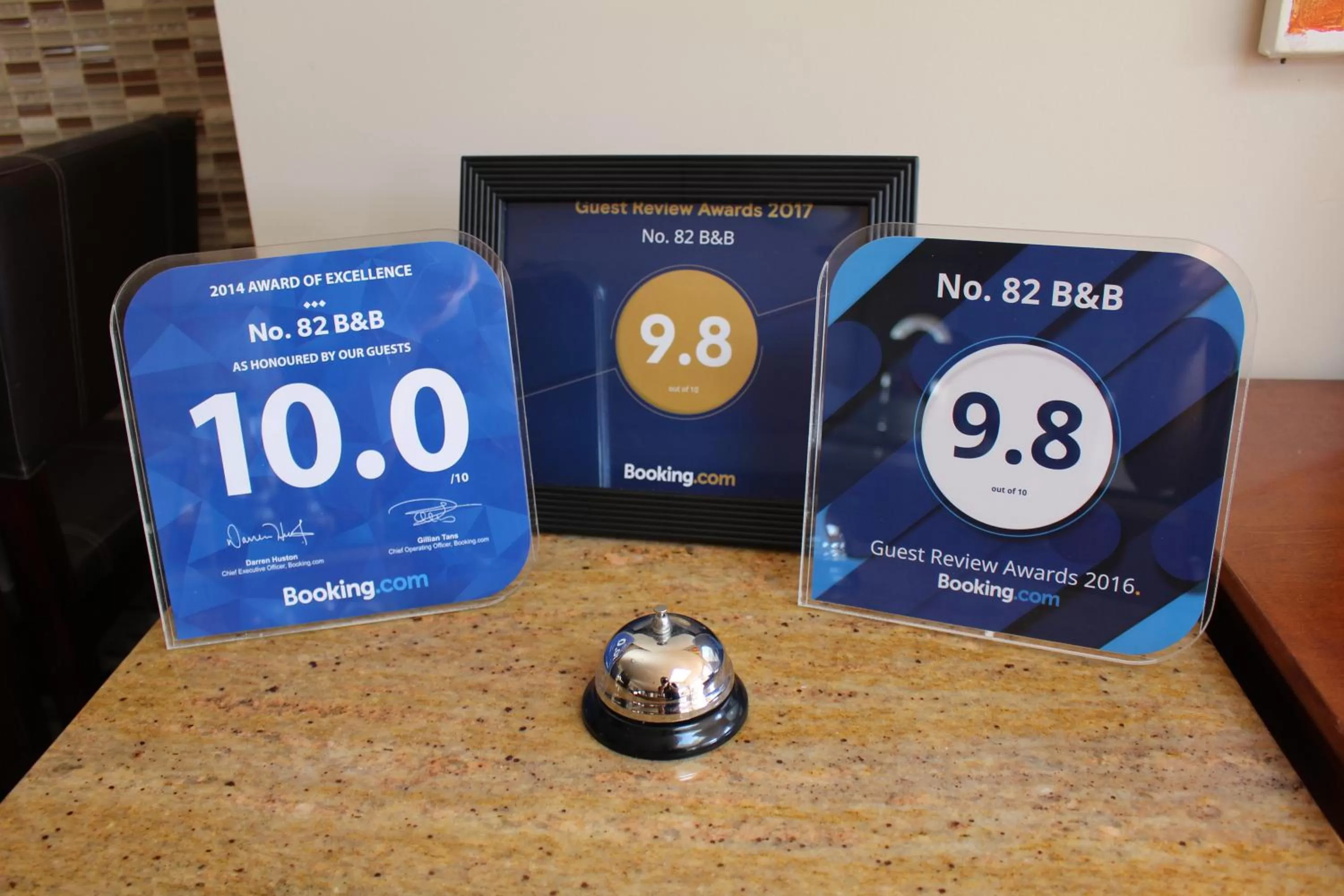 Certificate/Award in No. 82 B&B