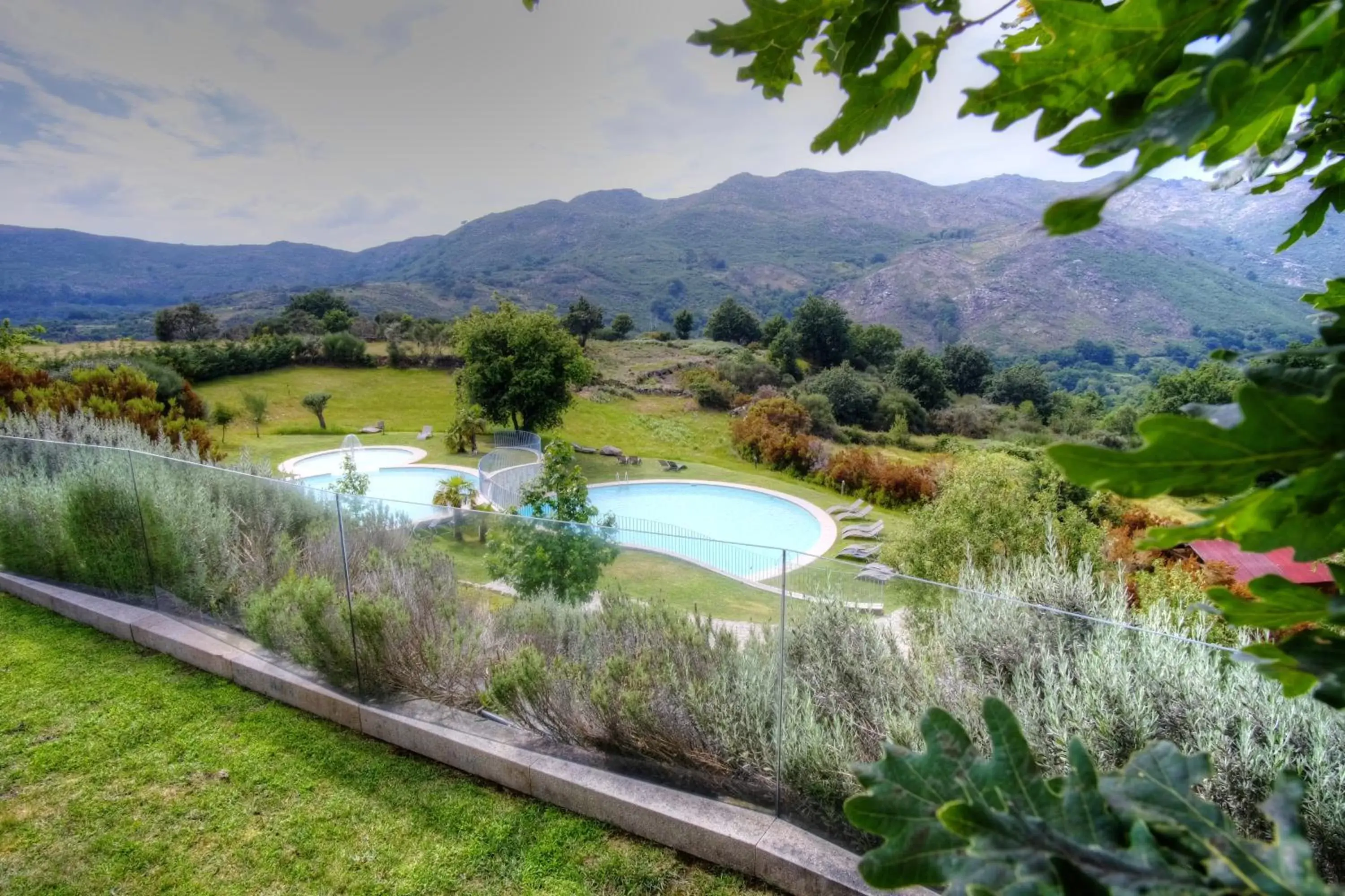 Pool View in Eco-Bungalow