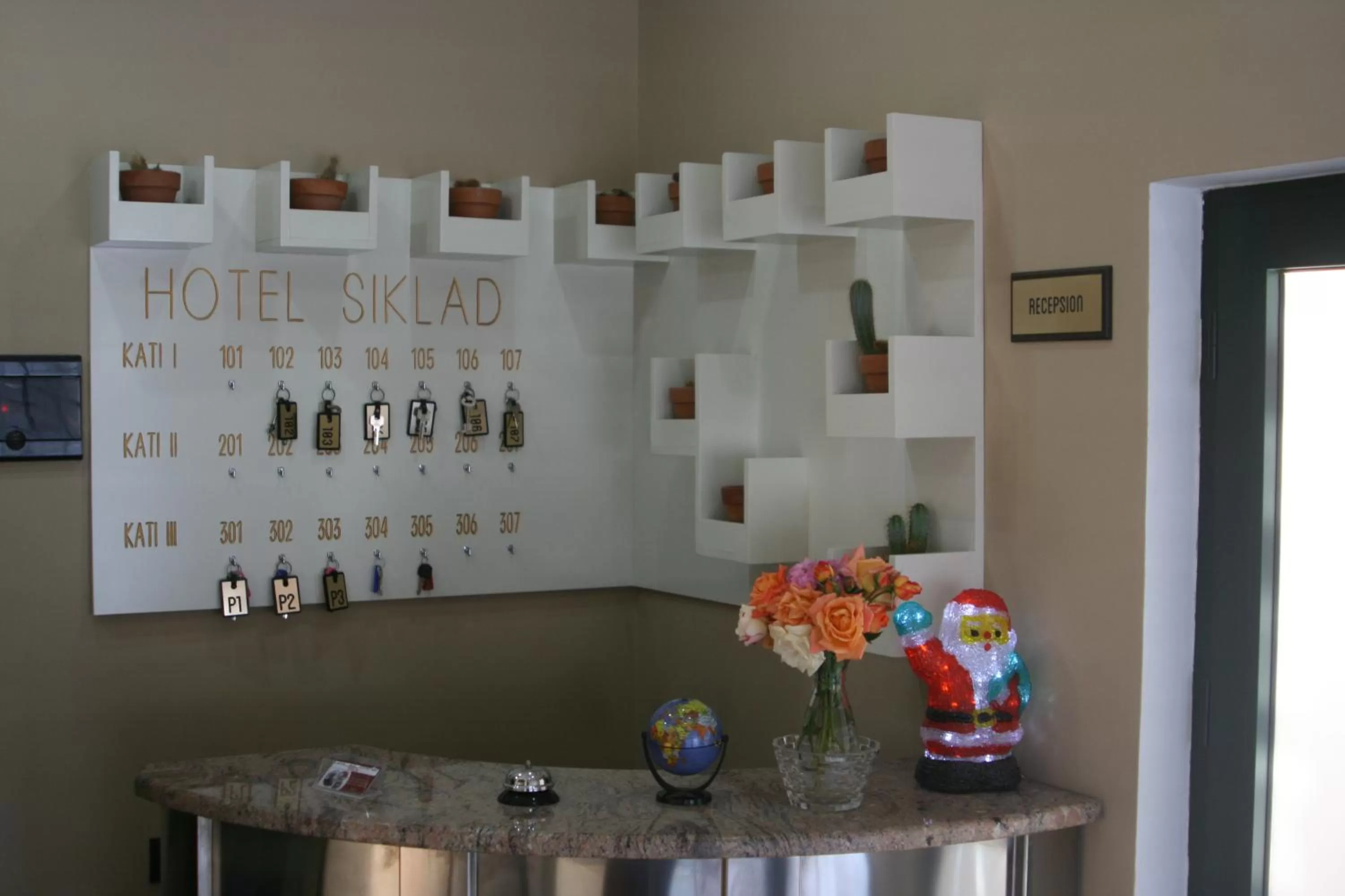 Lobby or reception in Hotel Siklad