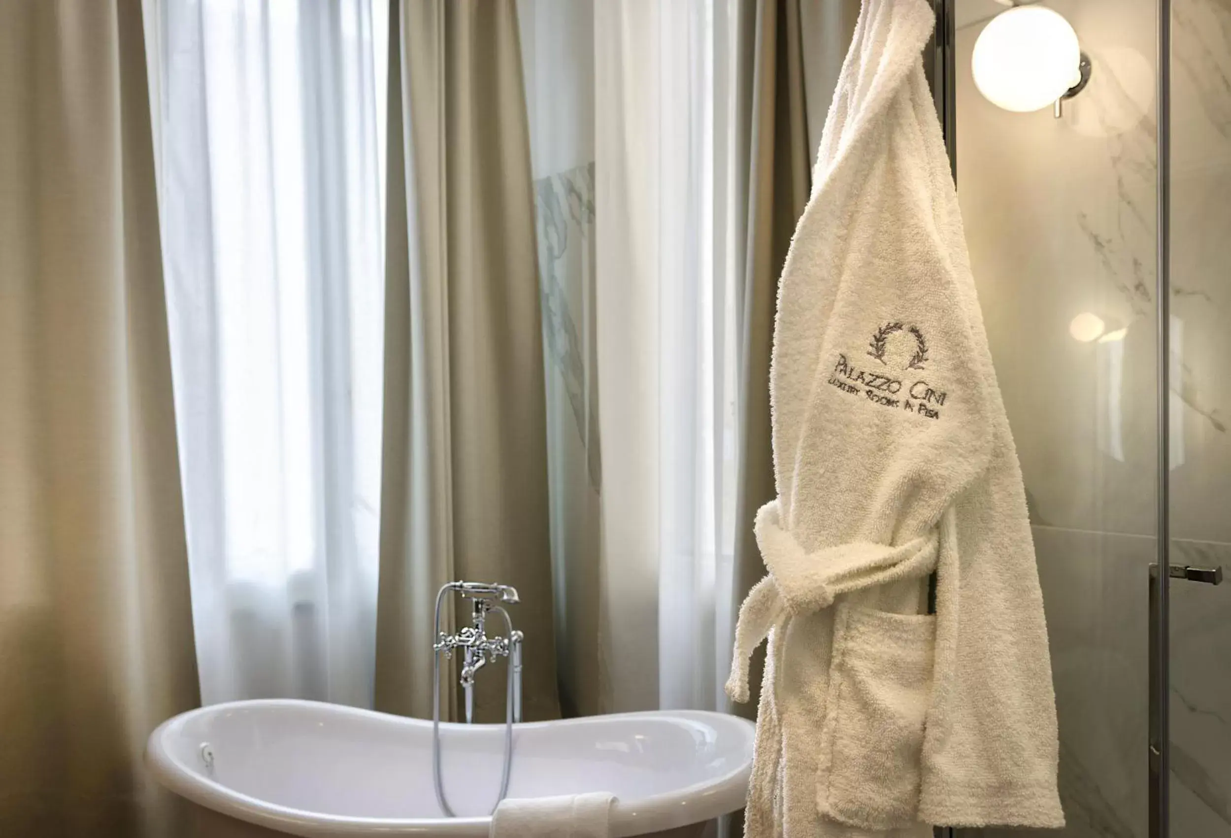 Shower, Bathroom in Palazzo Cini Luxury Rooms in Pisa