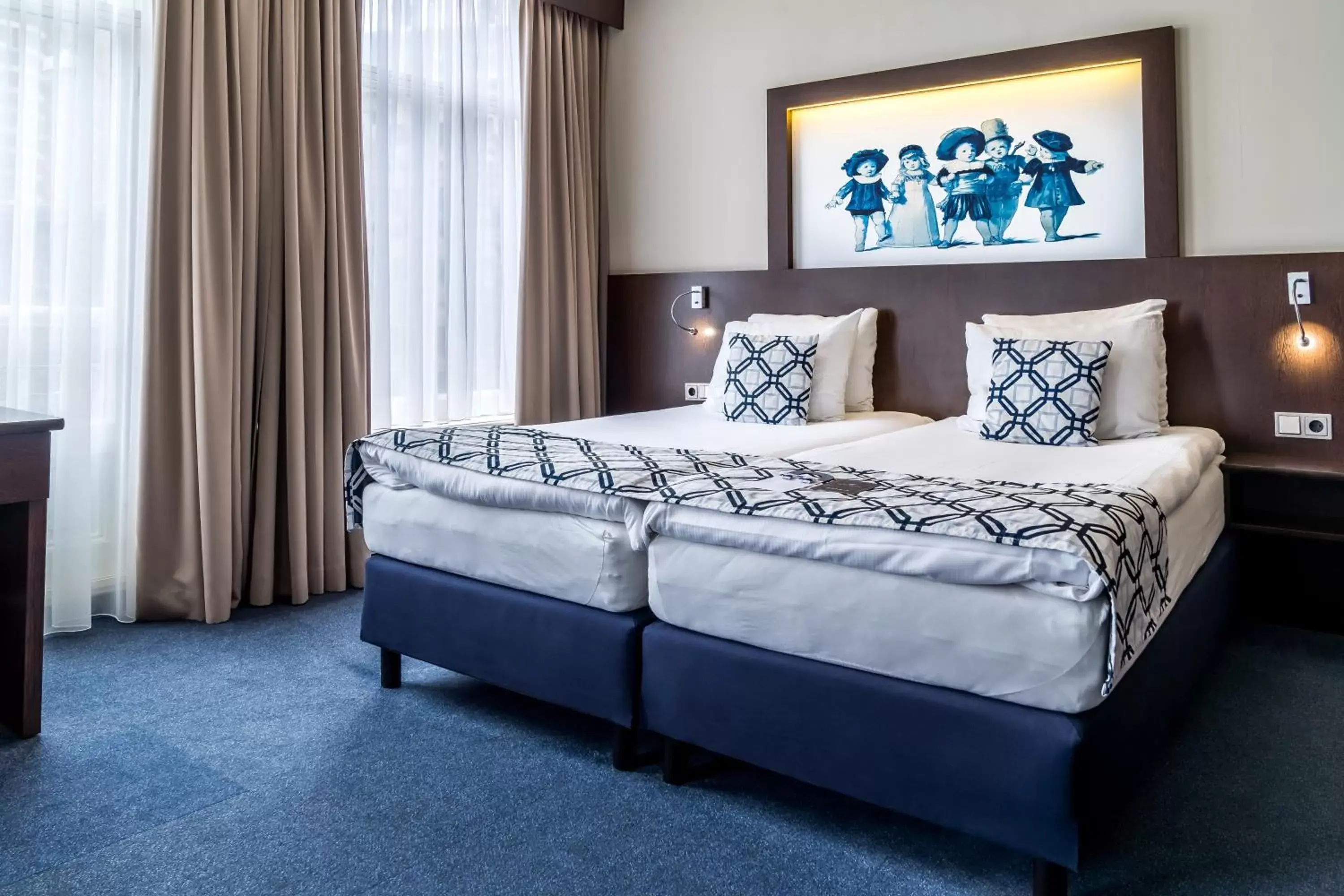 Bedroom, Bed in Hotel Die Port van Cleve