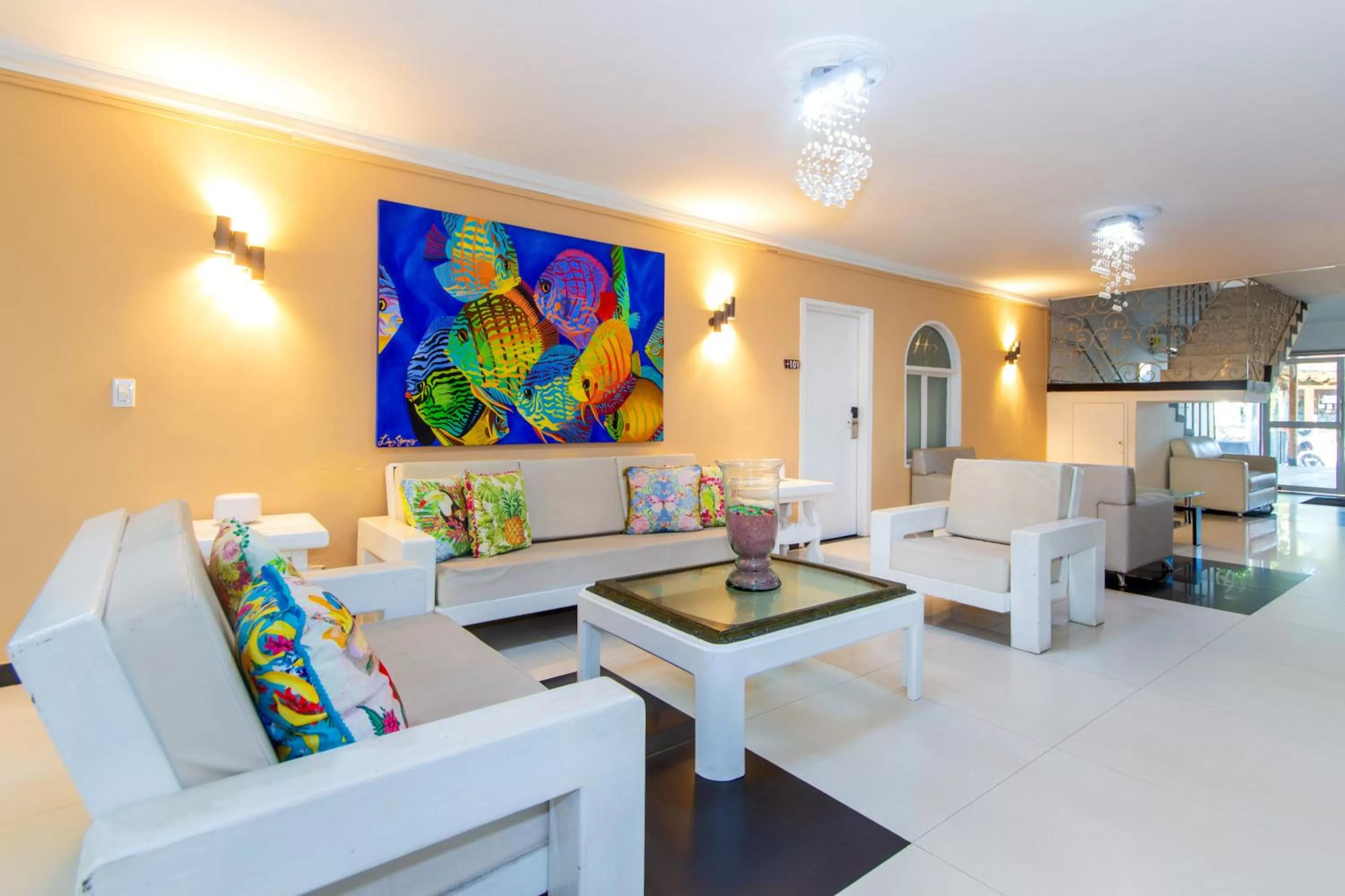 Living room in Hotel Bocagrande By GEH Suites