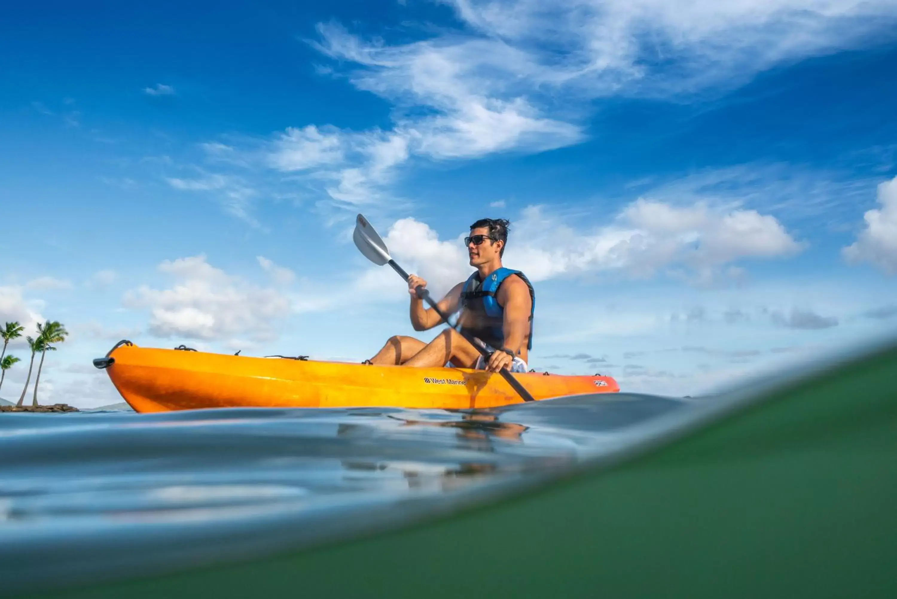 Canoeing in The Kahala Hotel and Resort