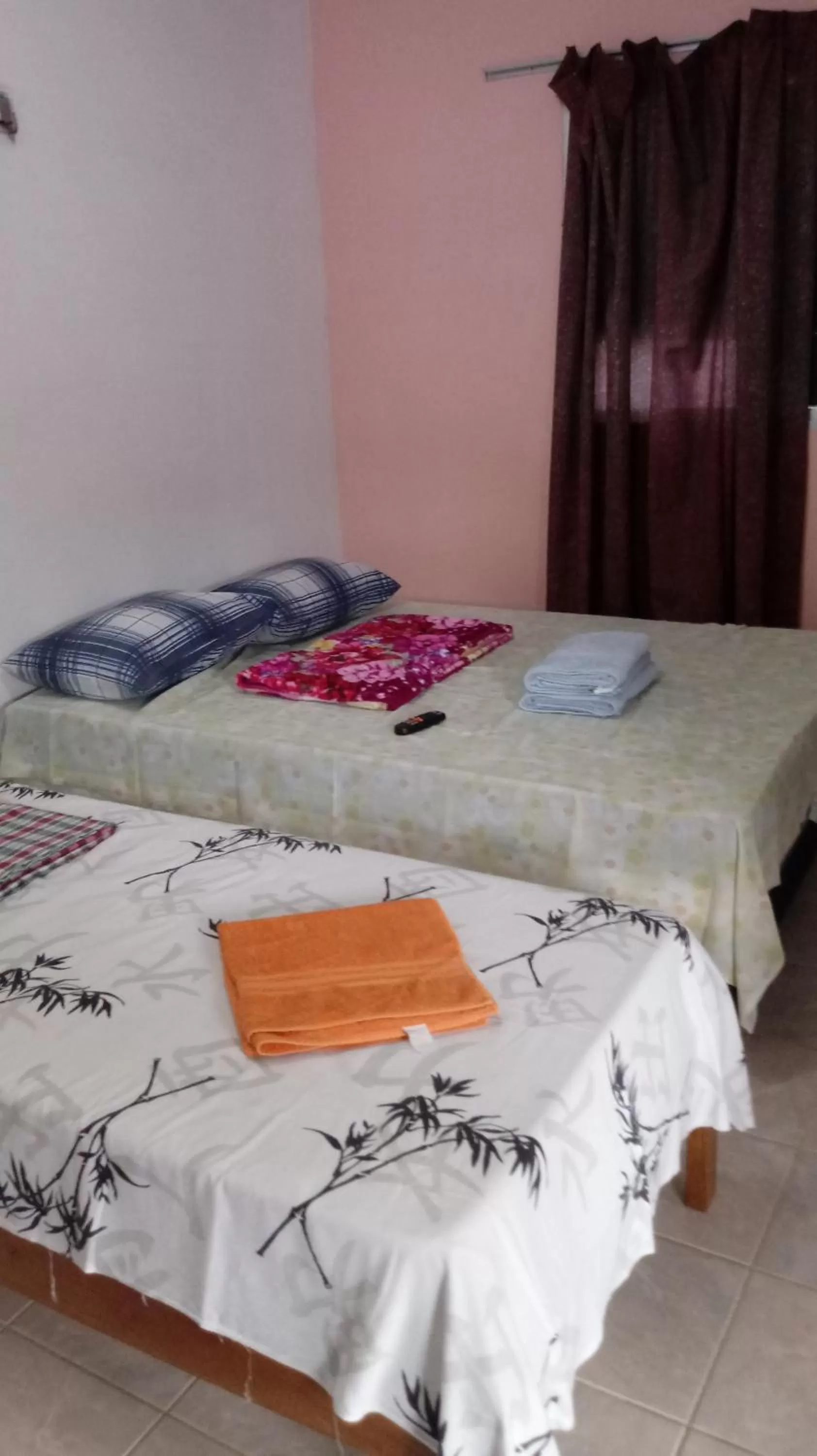 Bed in Pousada dos Ventos