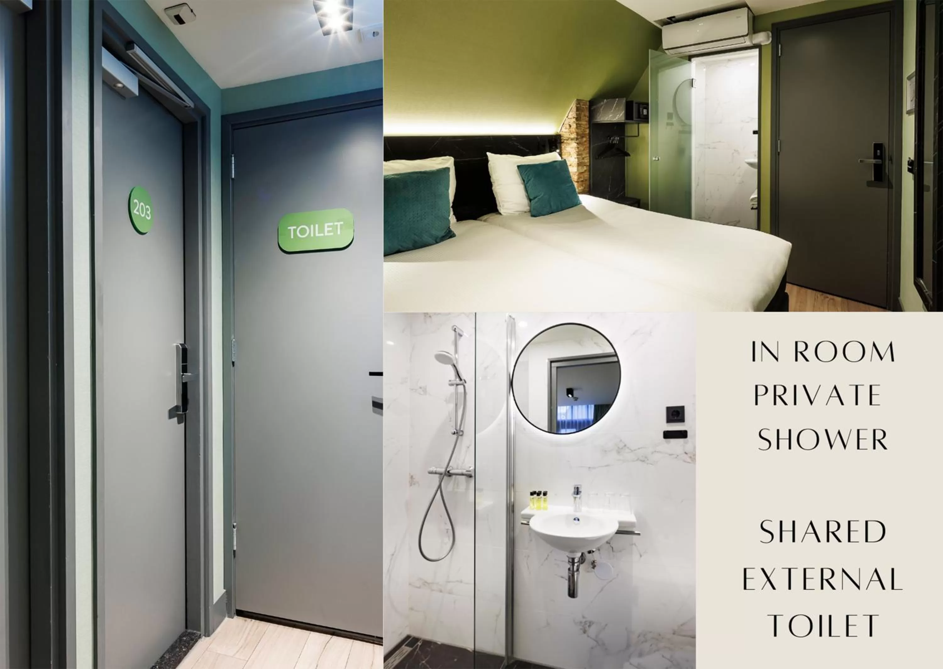 Twin Room with Shared Toilet in Ciao Papa Hotel Amsterdam Central Station