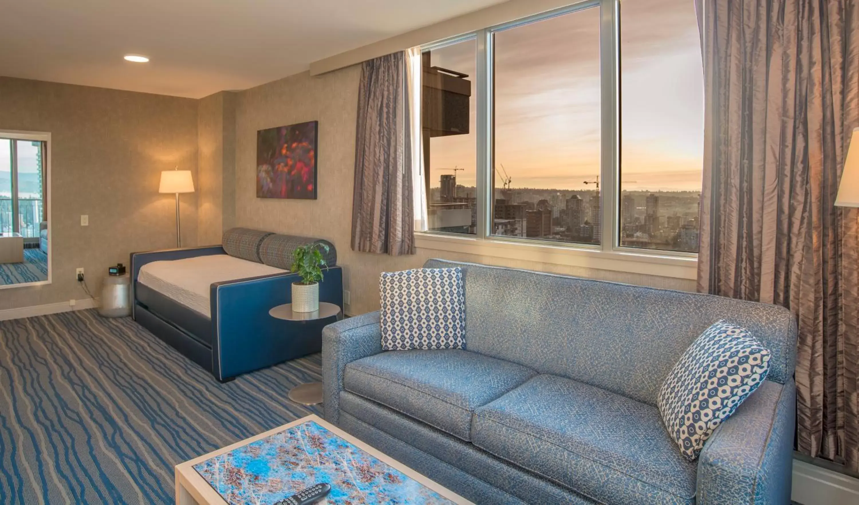 Seating Area in Blue Horizon Hotel