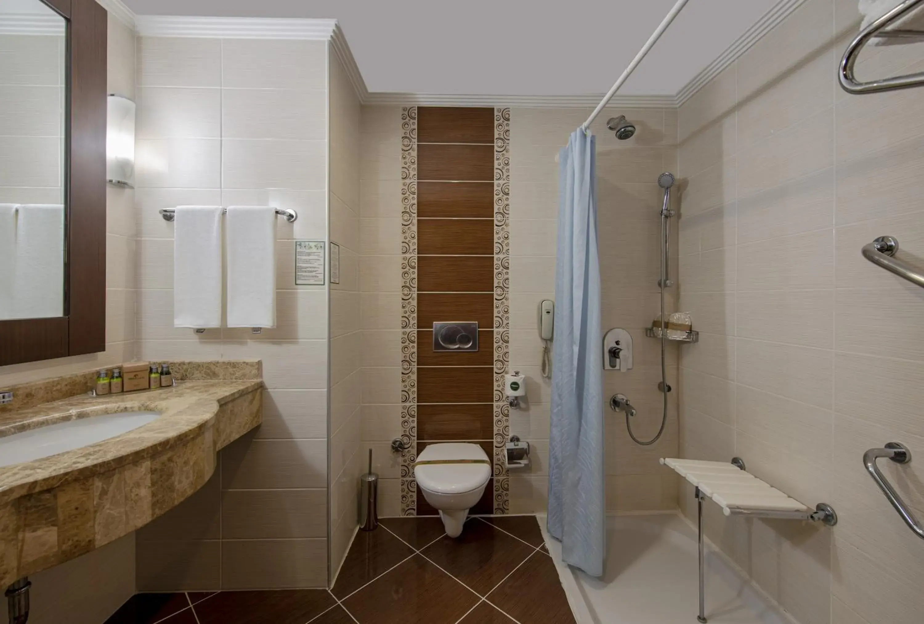 Bathroom in Megasaray Westbeach Antalya - All Inclusive