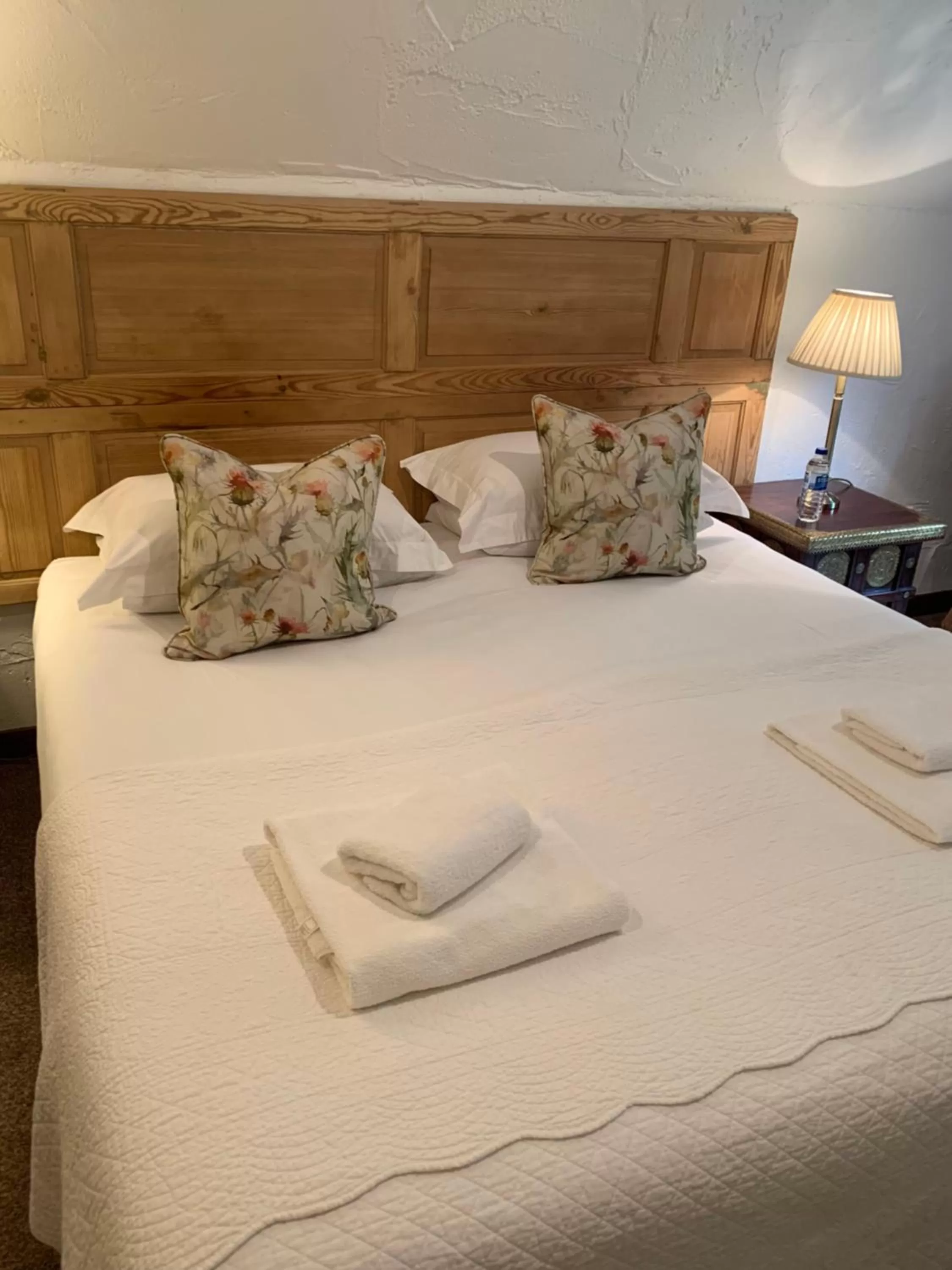 Bed in The Old Station Guest House