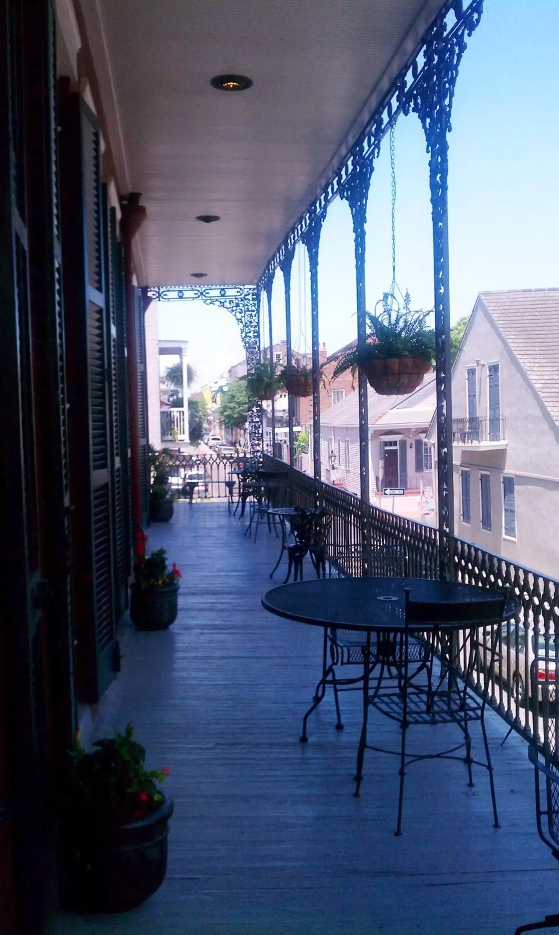 Balcony/Terrace, Restaurant/Places to Eat in Inn on St. Peter, a French Quarter Guest Houses Property