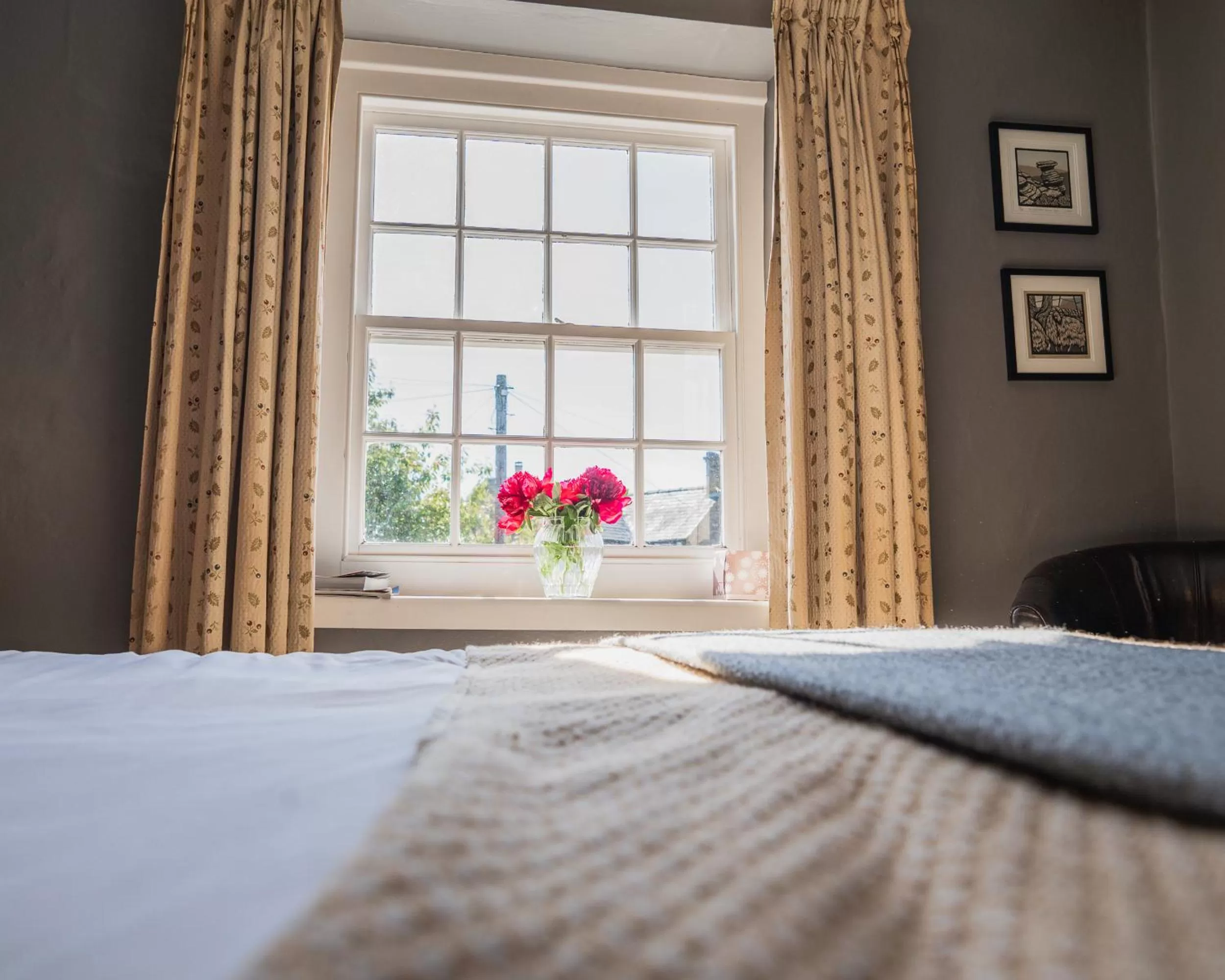 Bed in The Old Hall Inn