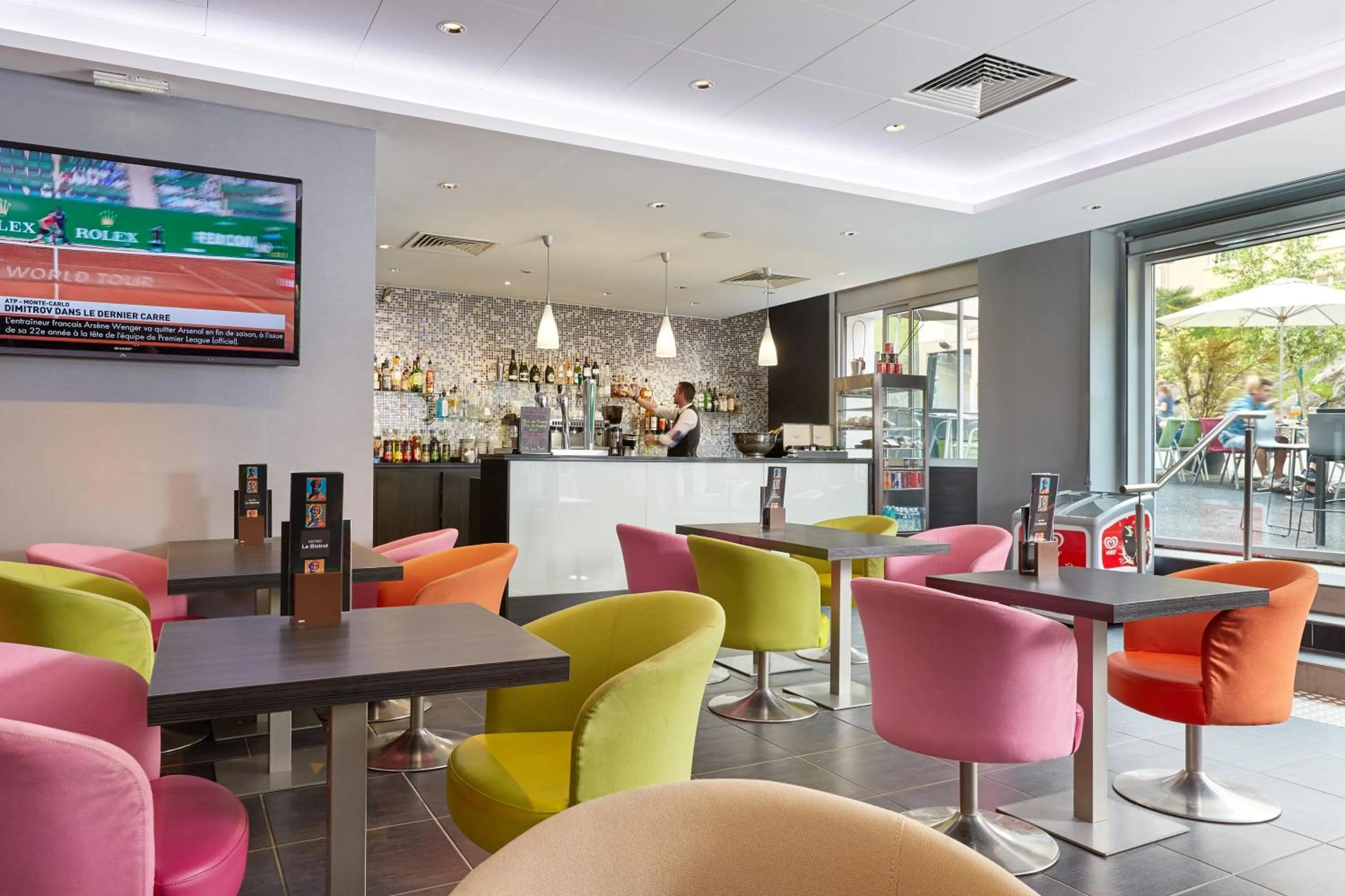 Lounge or bar in Hôtel Astrid