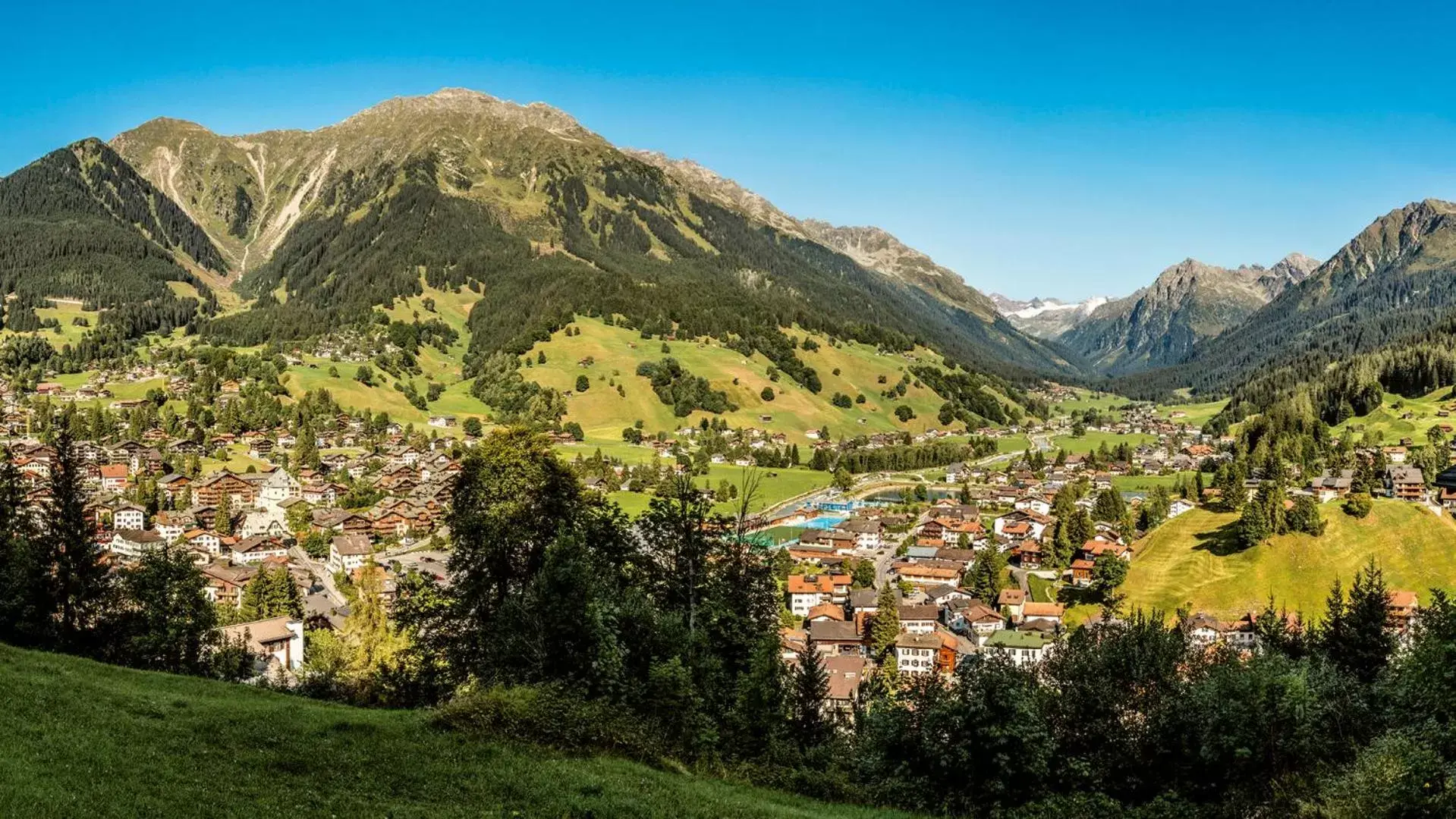 Natural landscape in Madrisa Lodge