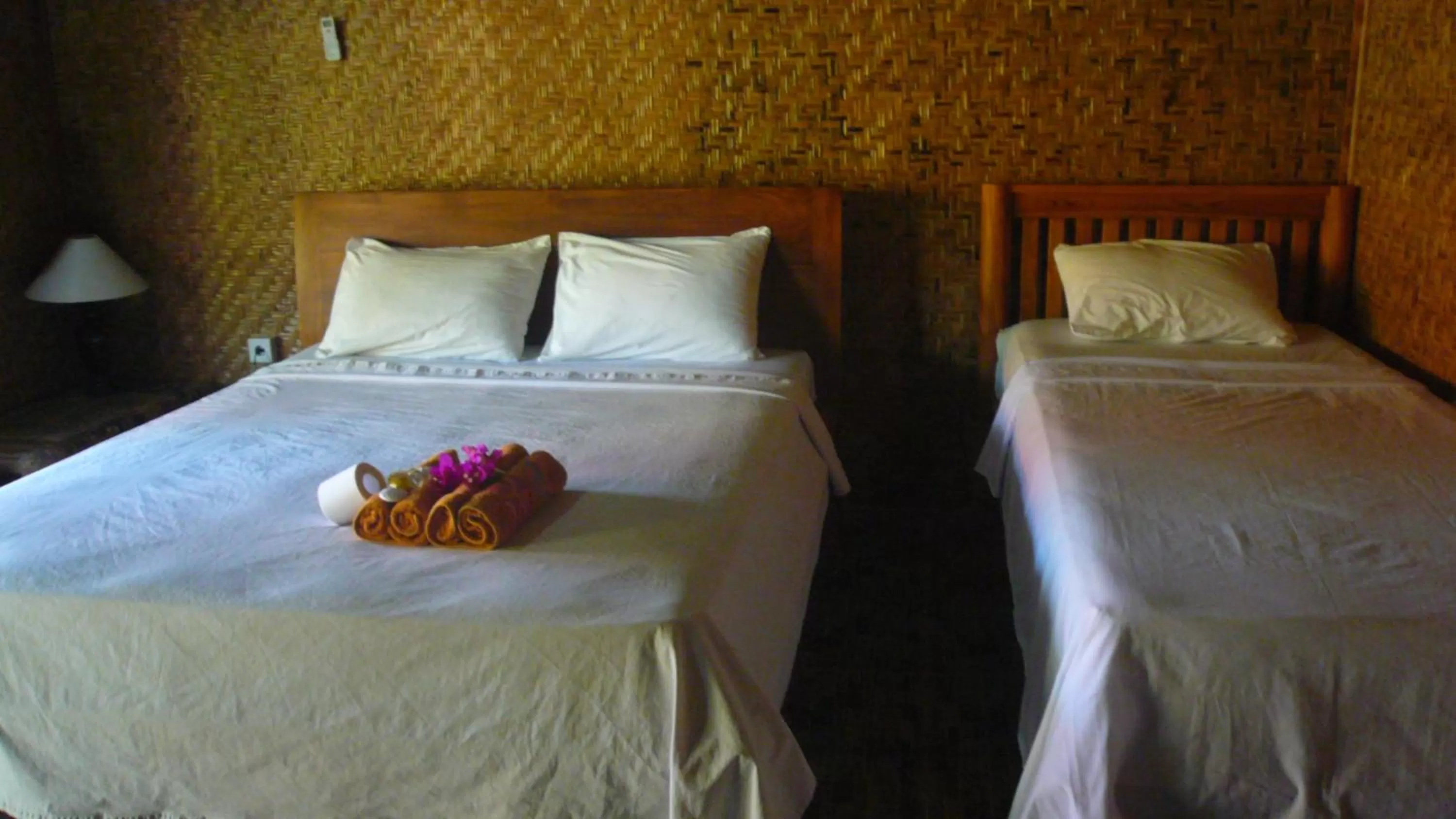 Bed in Bronze Bungalows