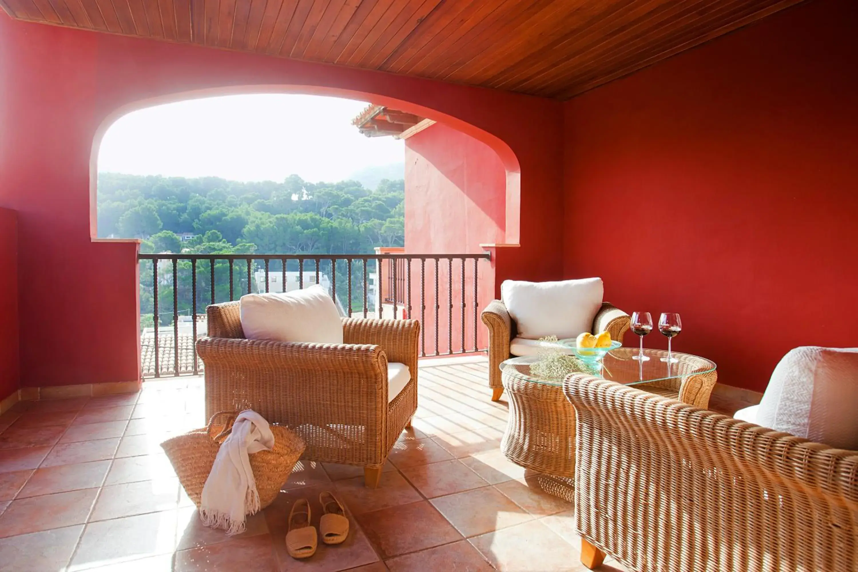 Balcony/Terrace in Hotel Cala Sant Vicenc - Adults Only