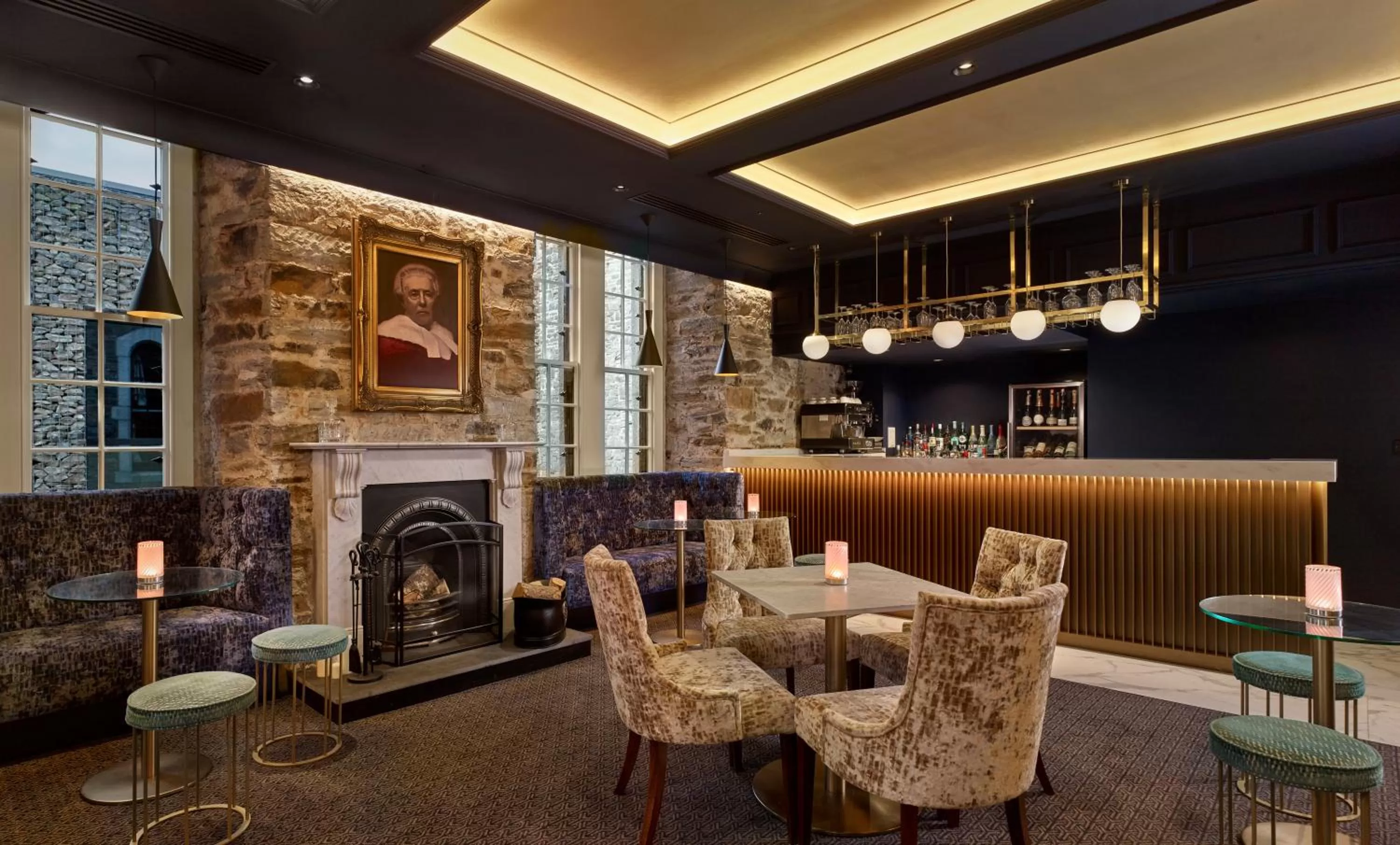 Lounge or bar in Bodmin Jail Hotel