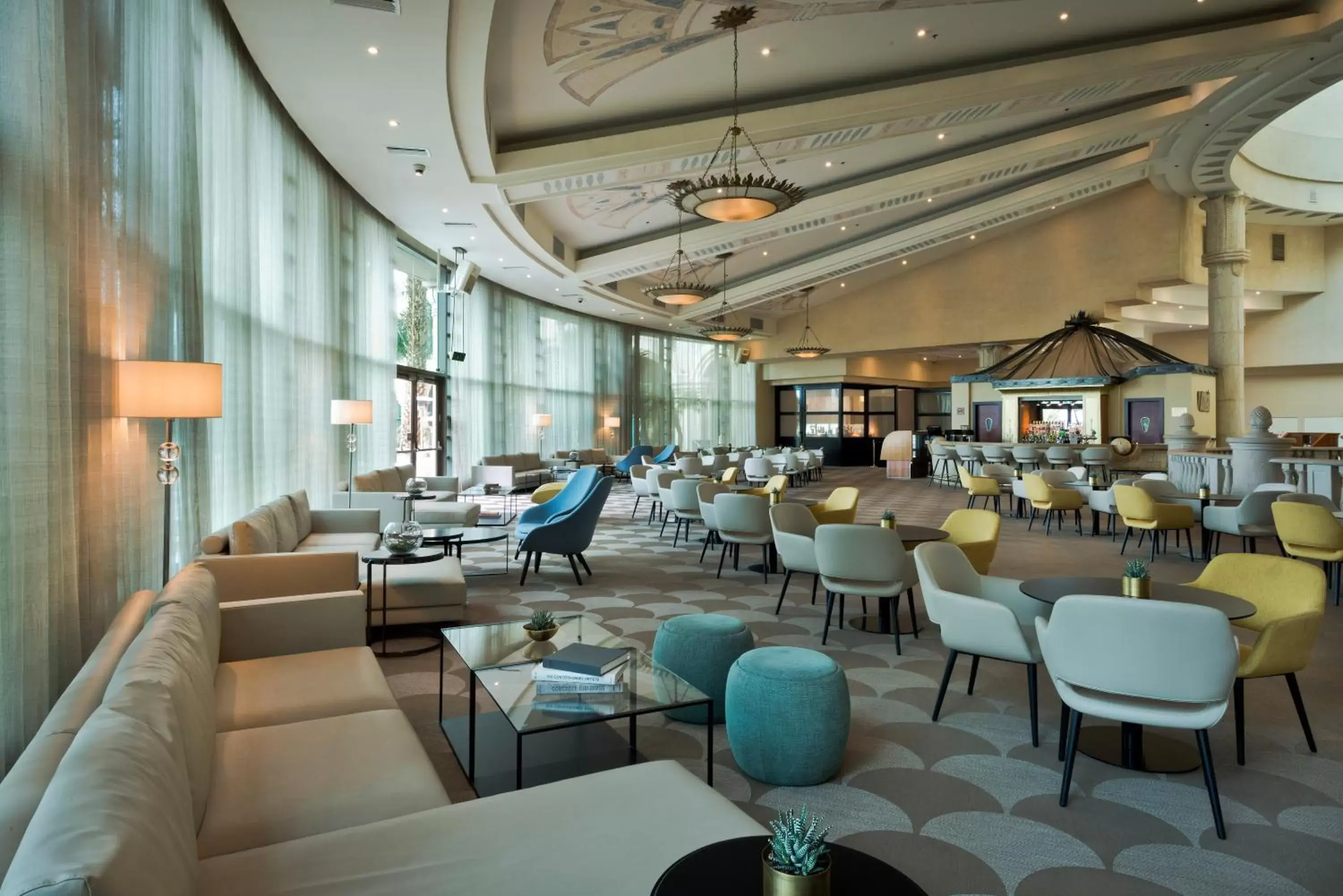 Lobby or reception, Lounge/Bar in Queen of Sheba Eilat
