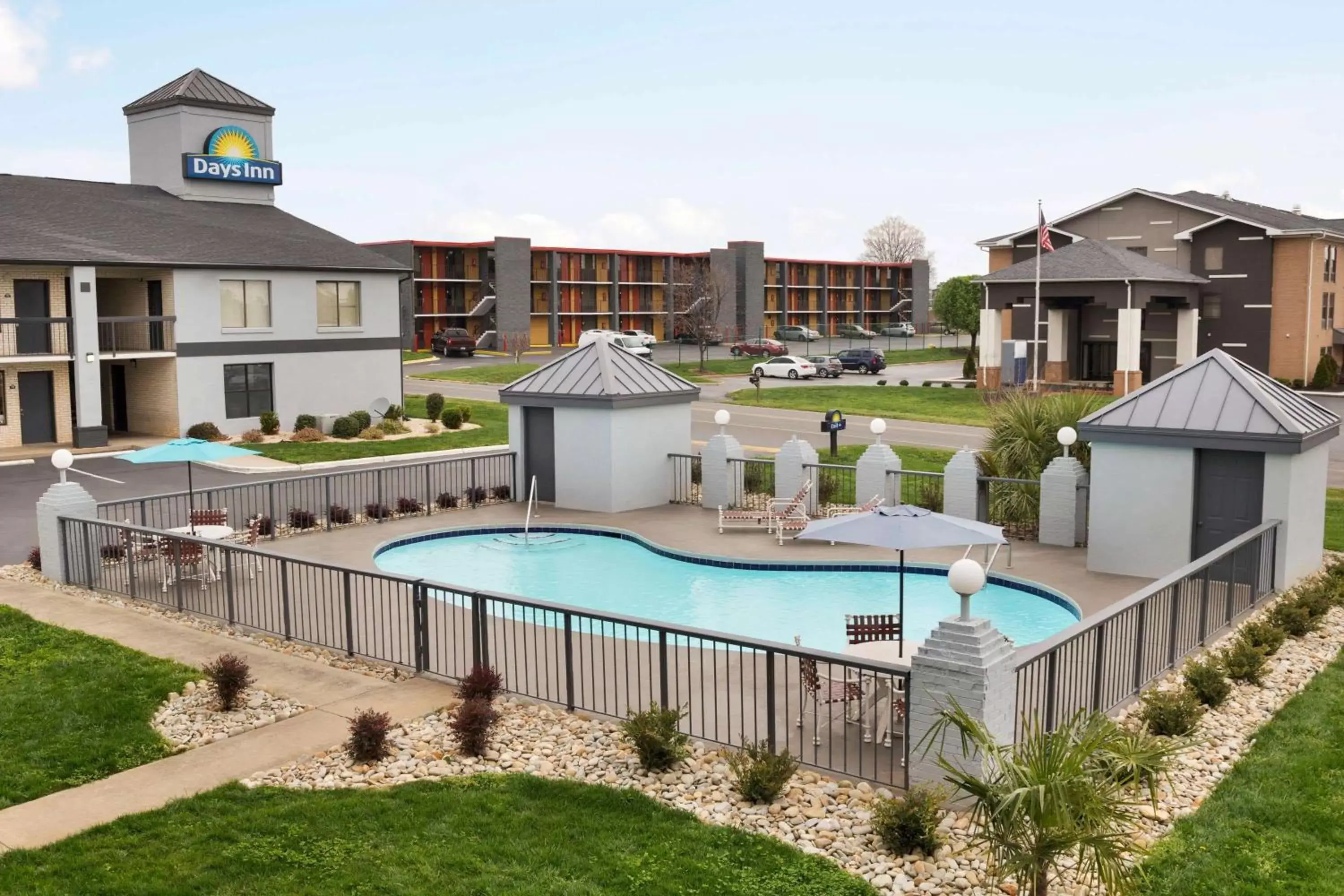 On site, Pool View in Days Inn by Wyndham Rock Hill