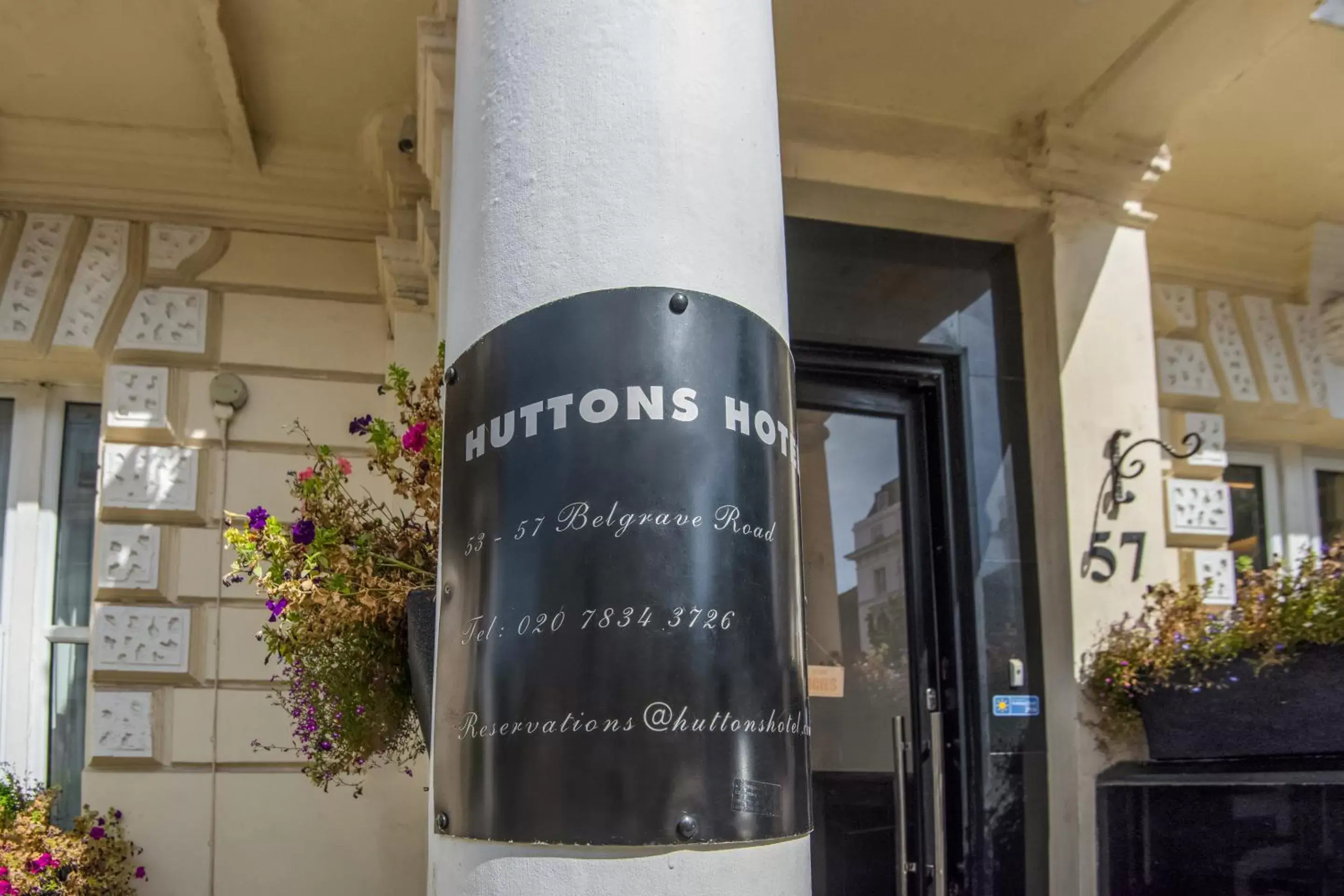 Property building in Huttons Hotel, Victoria London
