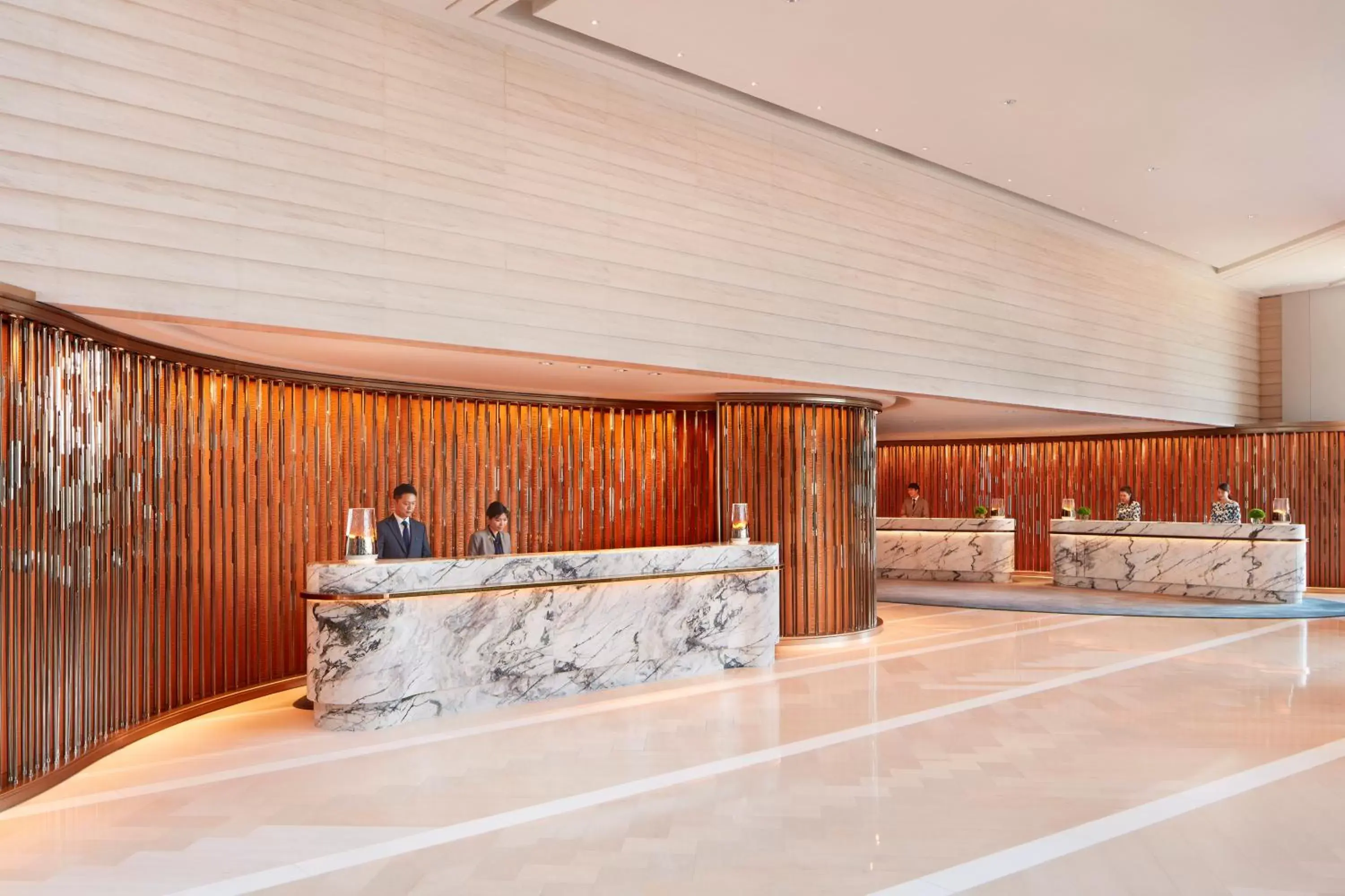 Lobby or reception in Four Seasons Hotel Hong Kong