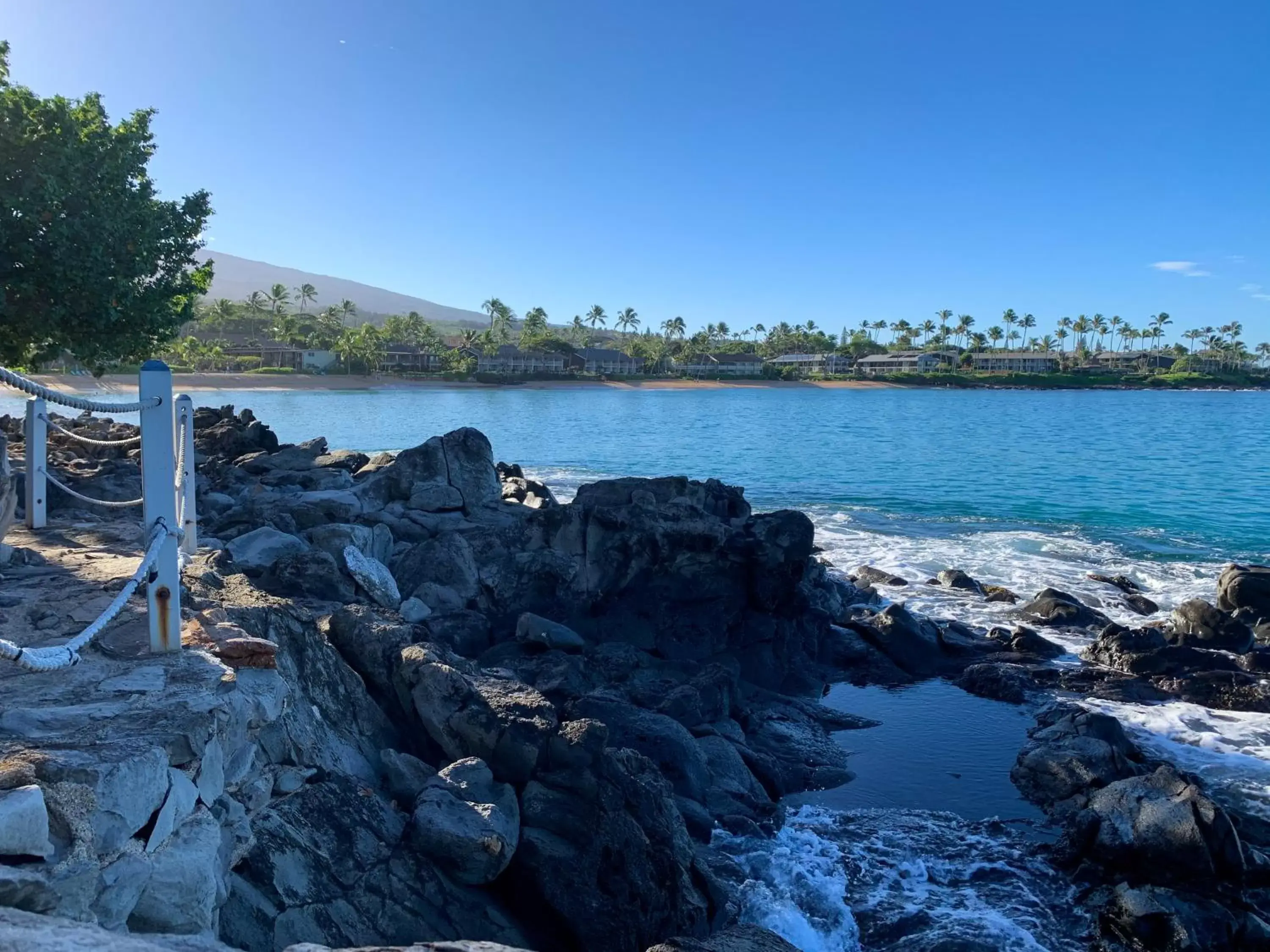 Beach, Natural Landscape in Napili Village Hotel