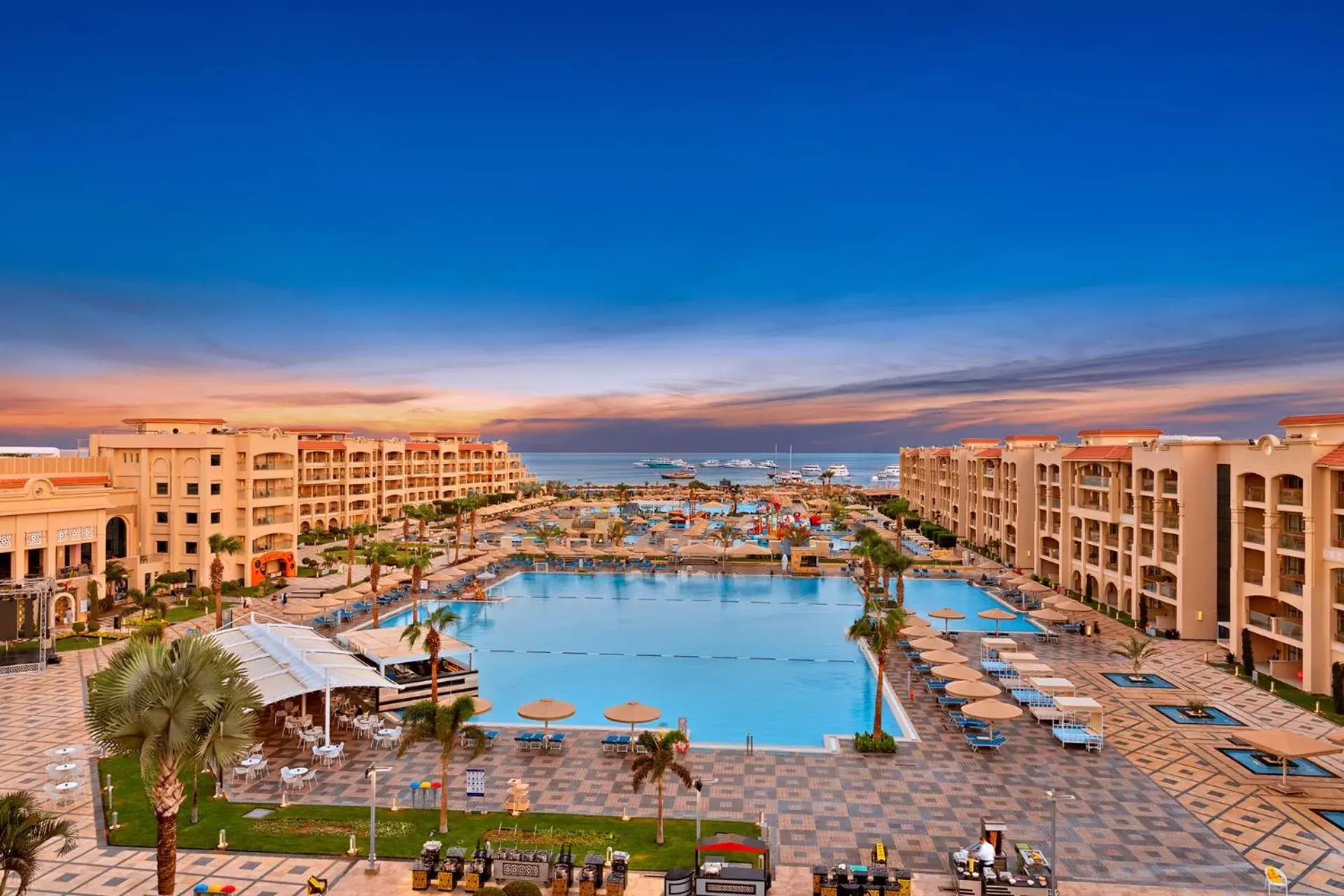 Pool View in Pickalbatros White Beach Resort - Hurghada