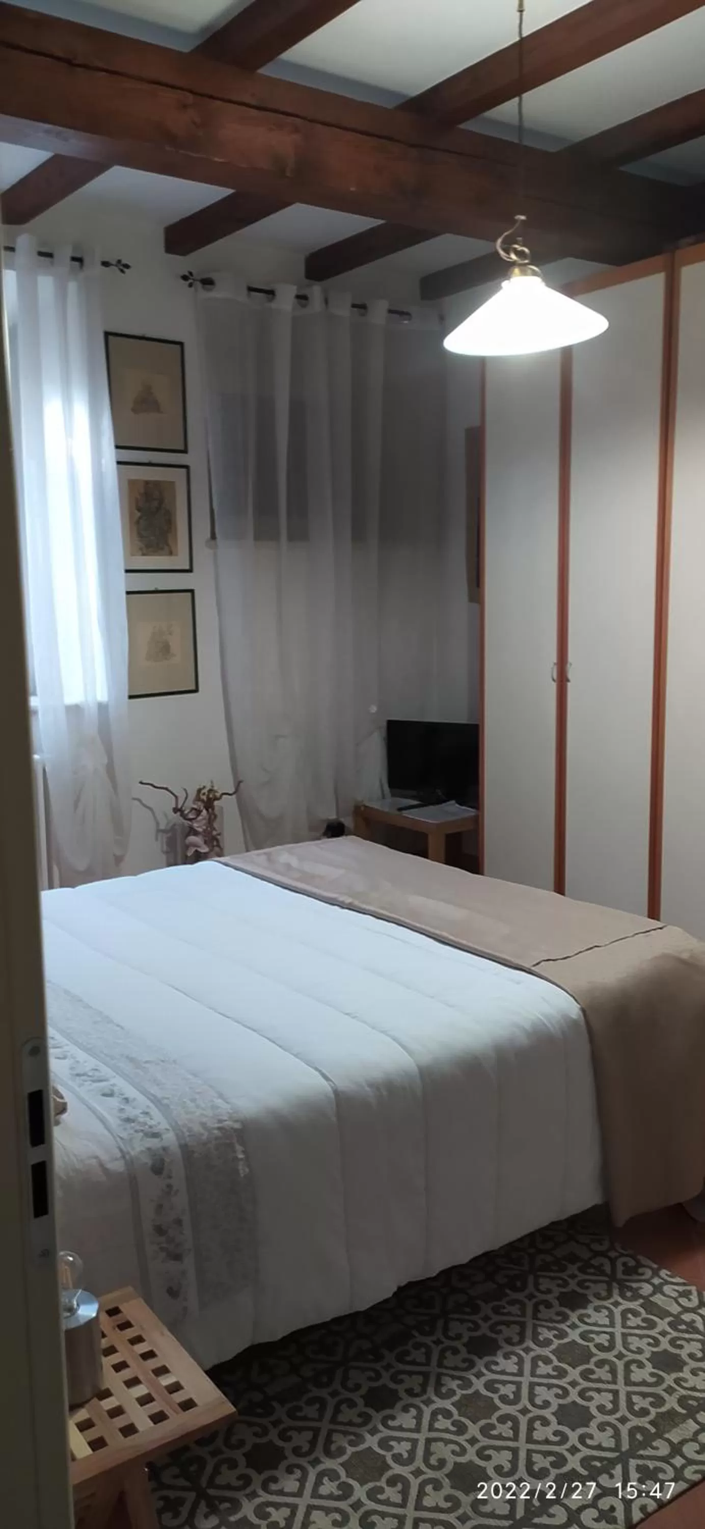 Bedroom, Bed in Villa Esther