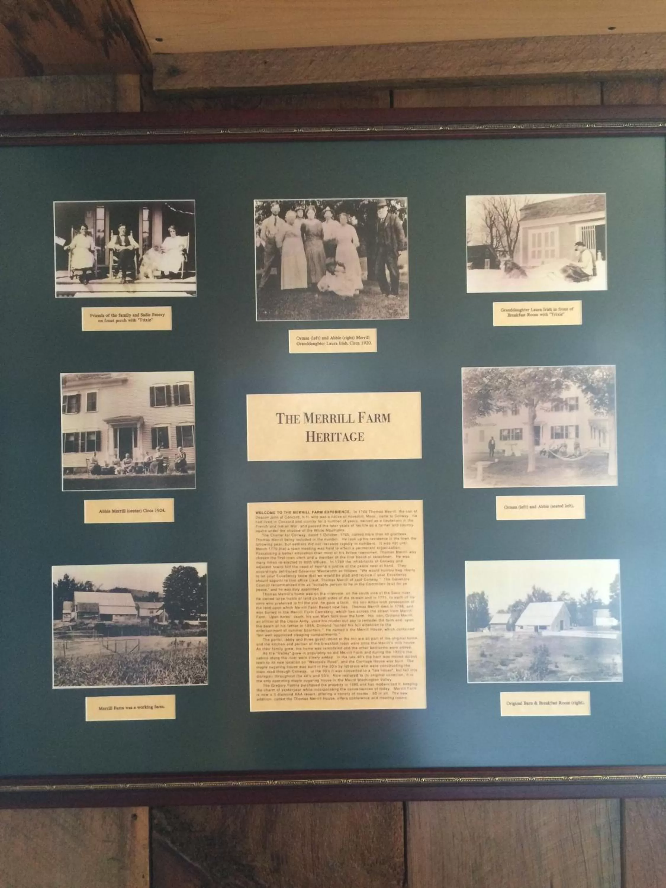 Landmark view in Merrill Farm Inn