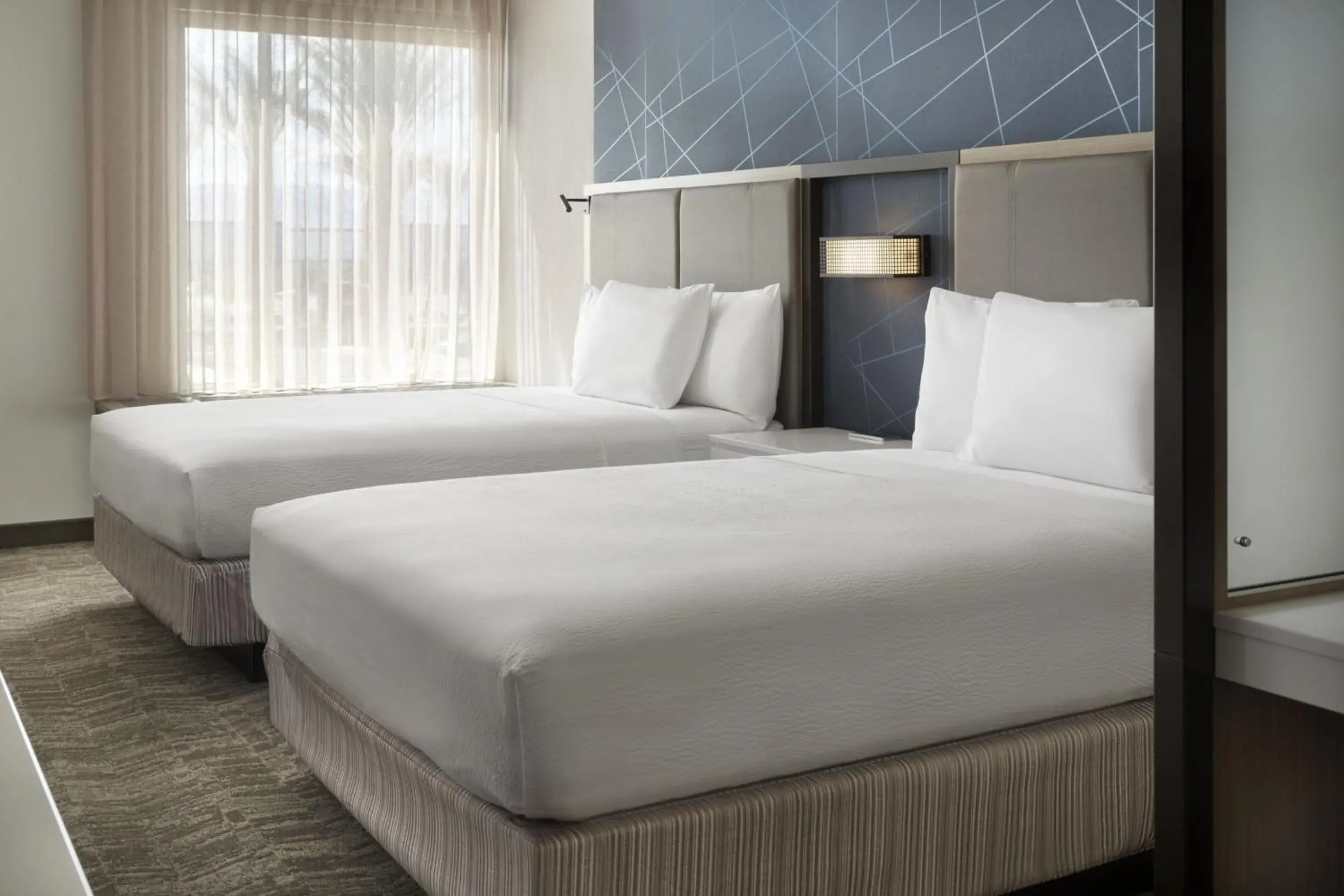 Photo of the whole room, Bed in SpringHill Suites by Marriott Las Vegas Airport