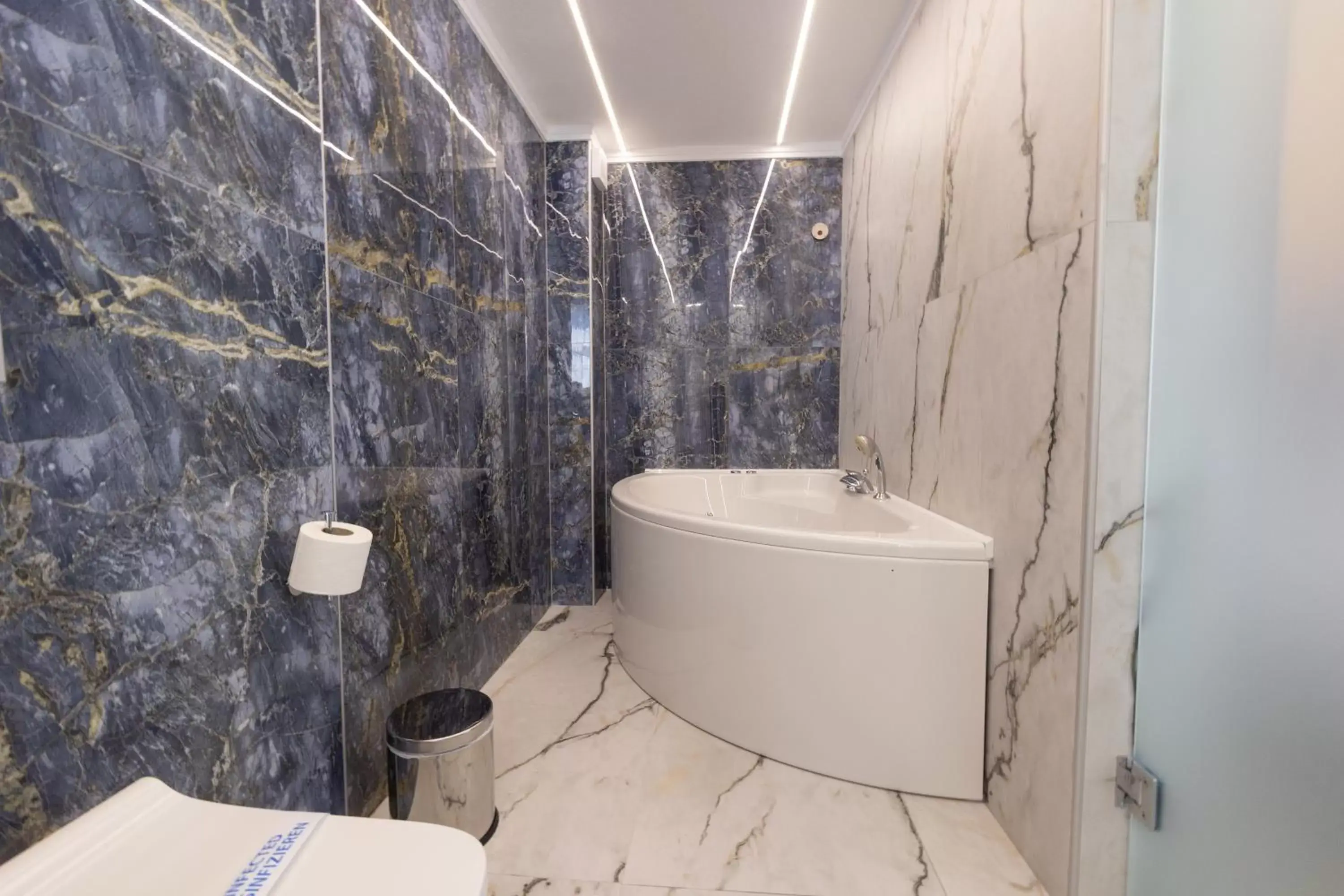 Bathroom in Modern Revival Luxury Hotel