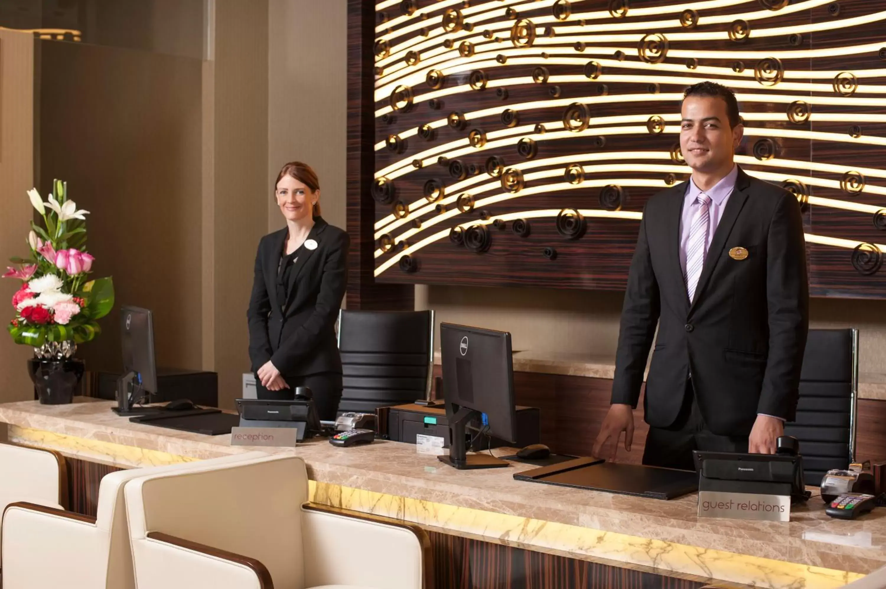 Lobby or reception, Staff in Ramee Rose Hotel