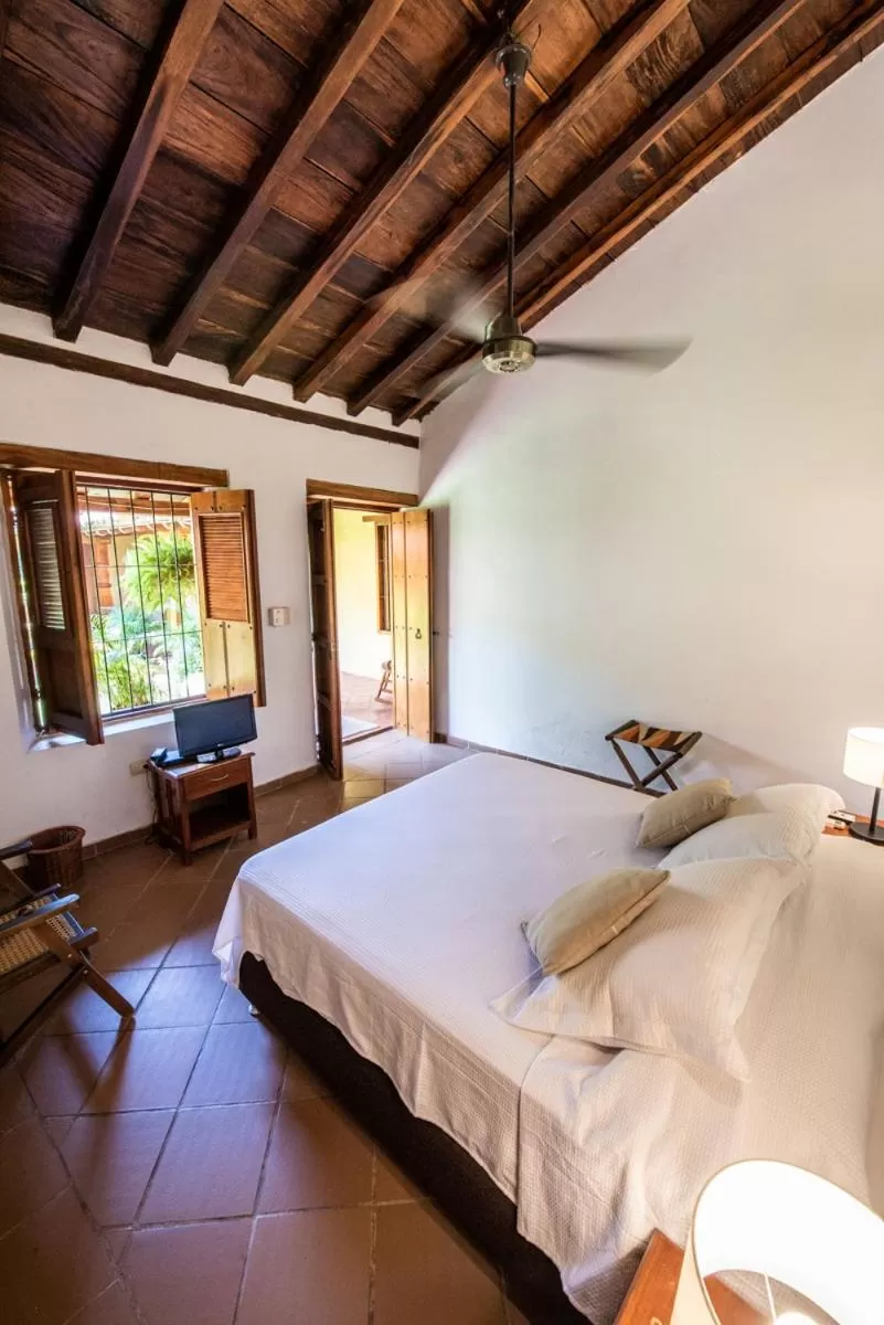 Bed in La Casa Amarilla