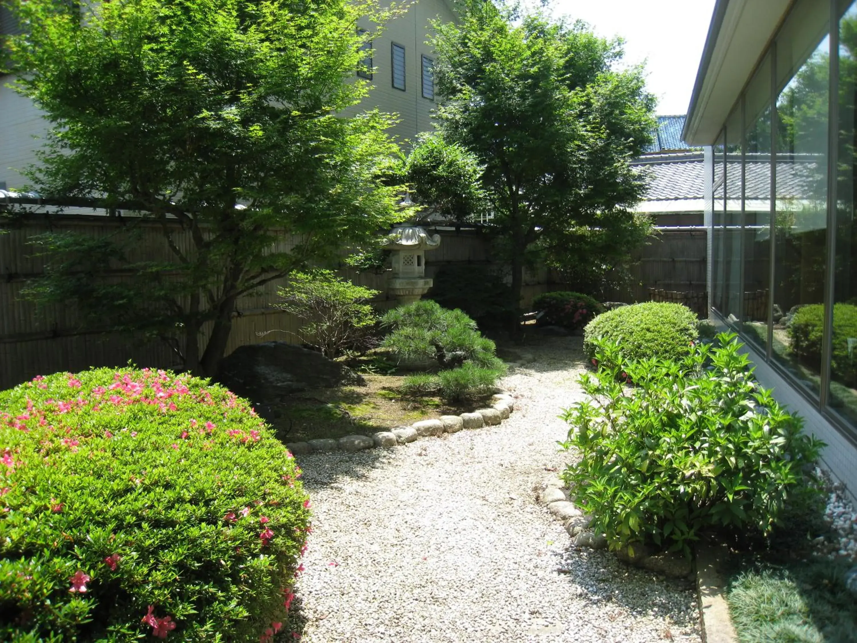Garden view in Bellevue Garden Hotel Kansai International Airport Garden view in Bellevue Garden Hotel Kansai International Airport