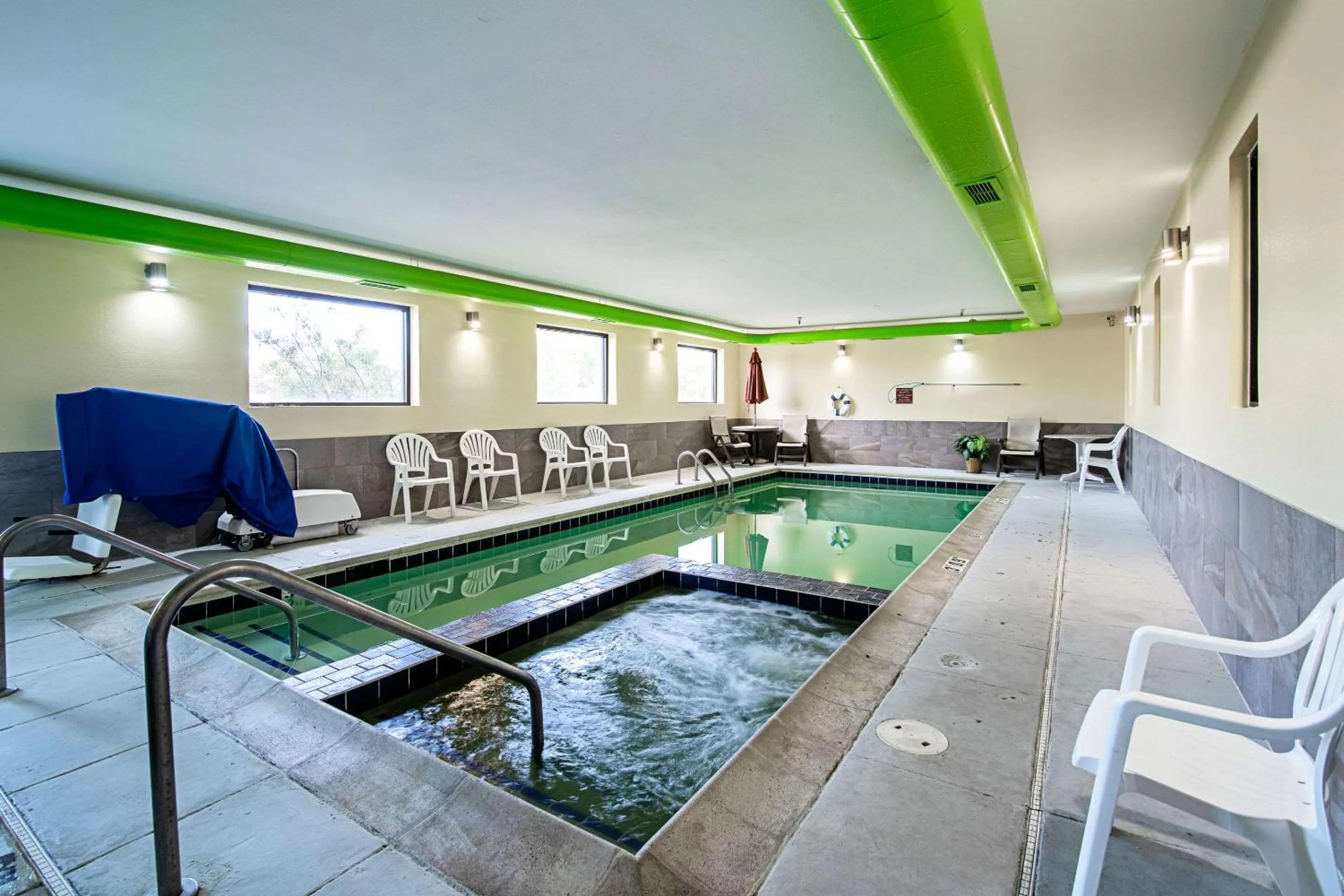 On site in Quality Inn Aberdeen