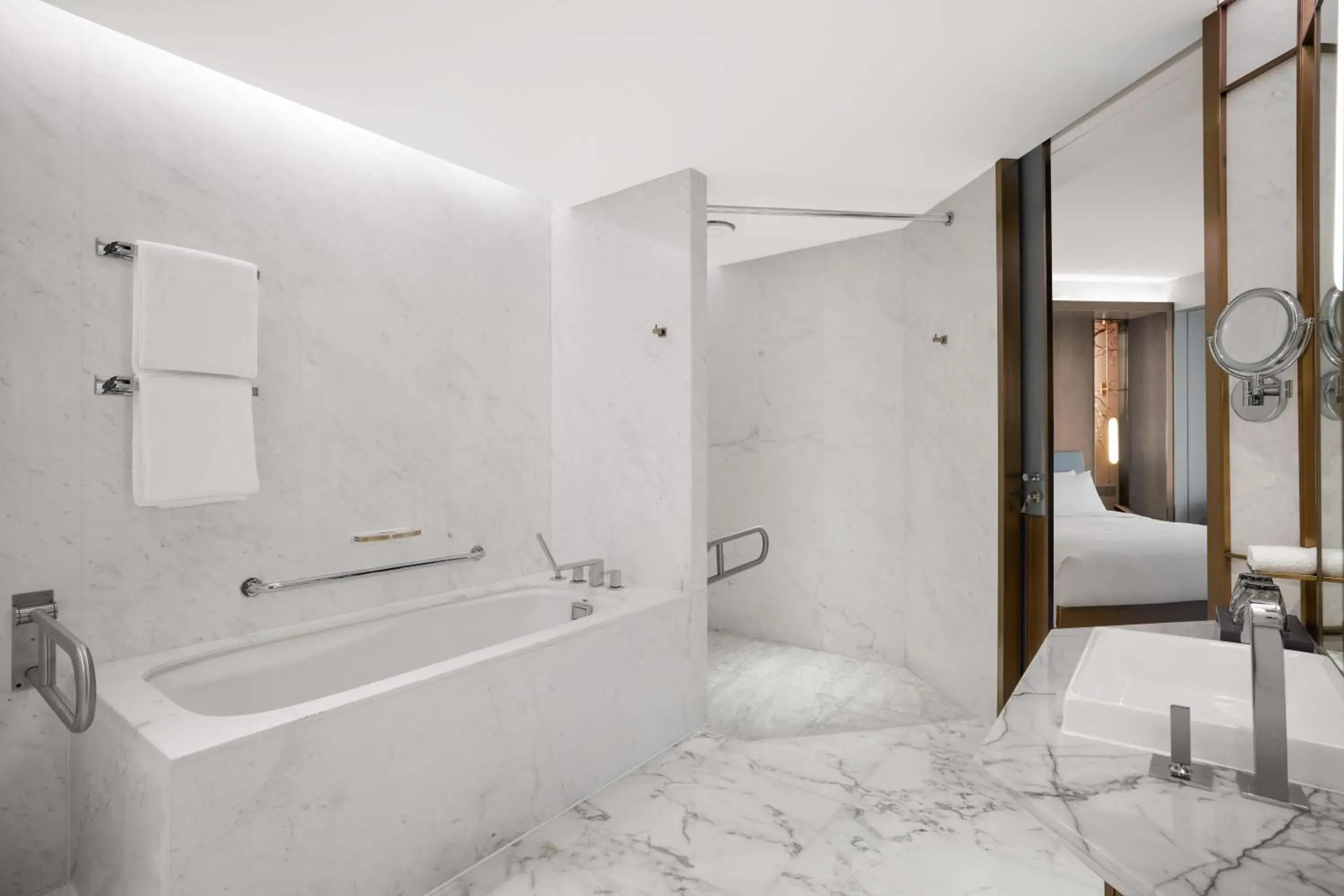 Bathroom in Conrad By Hilton Shanghai