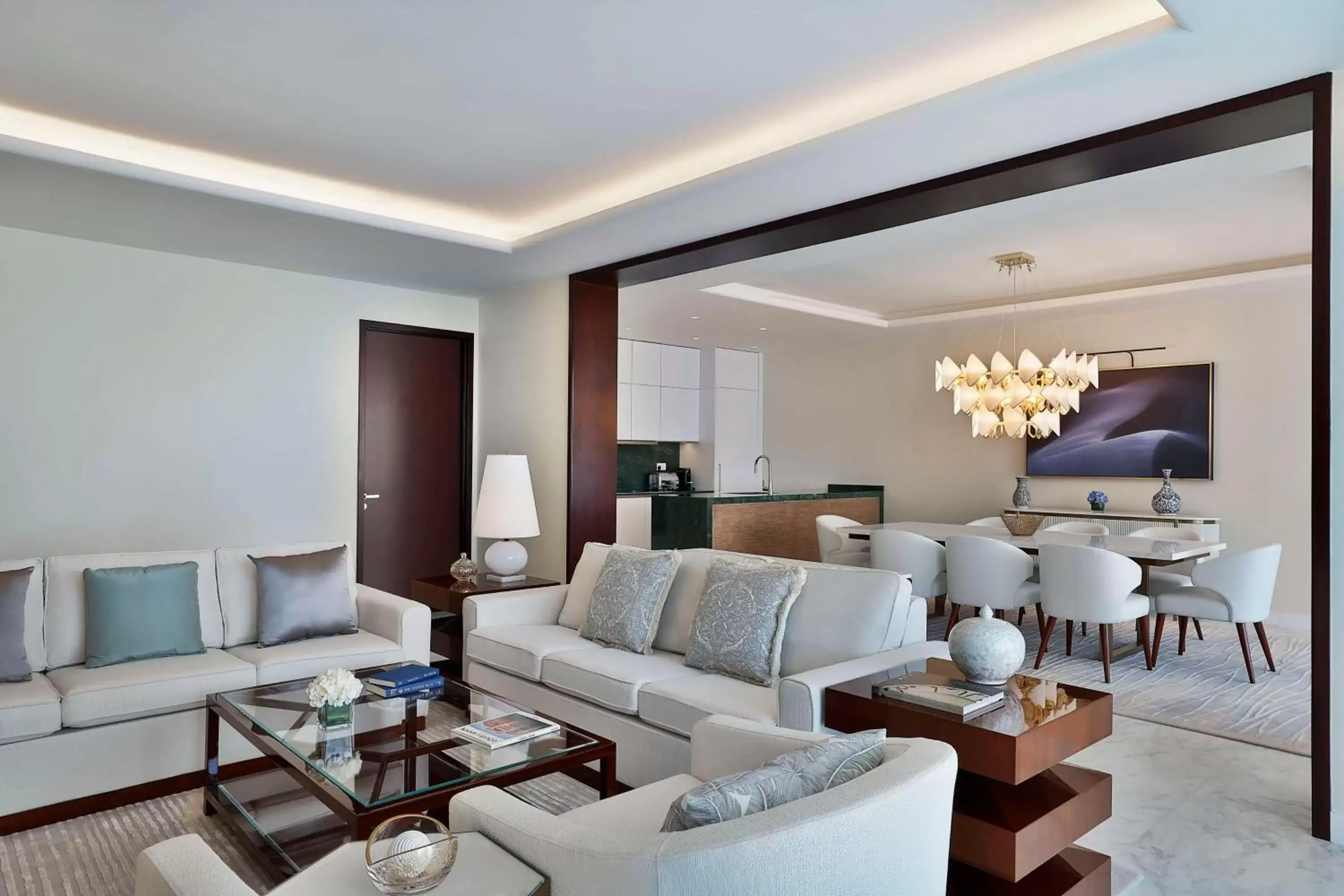 Living room in Waldorf Astoria Doha Lusail Living room in Waldorf Astoria Doha Lusail