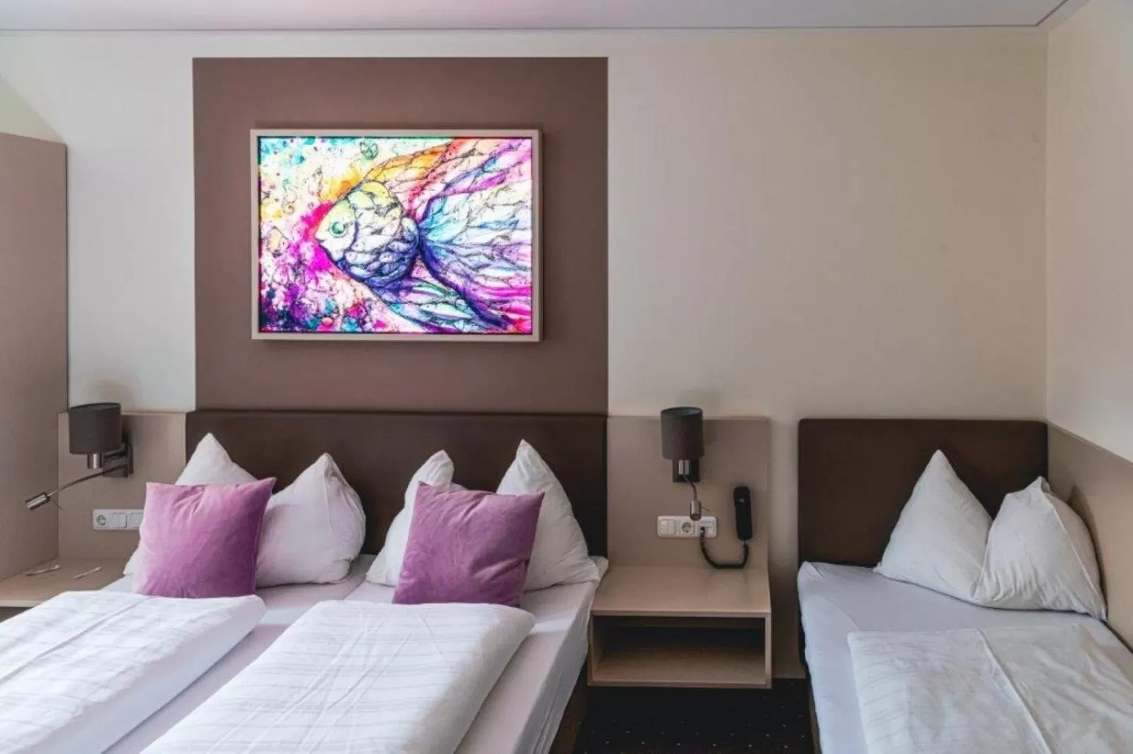 Photo of the whole room, Bed in Hotel Lokomotive