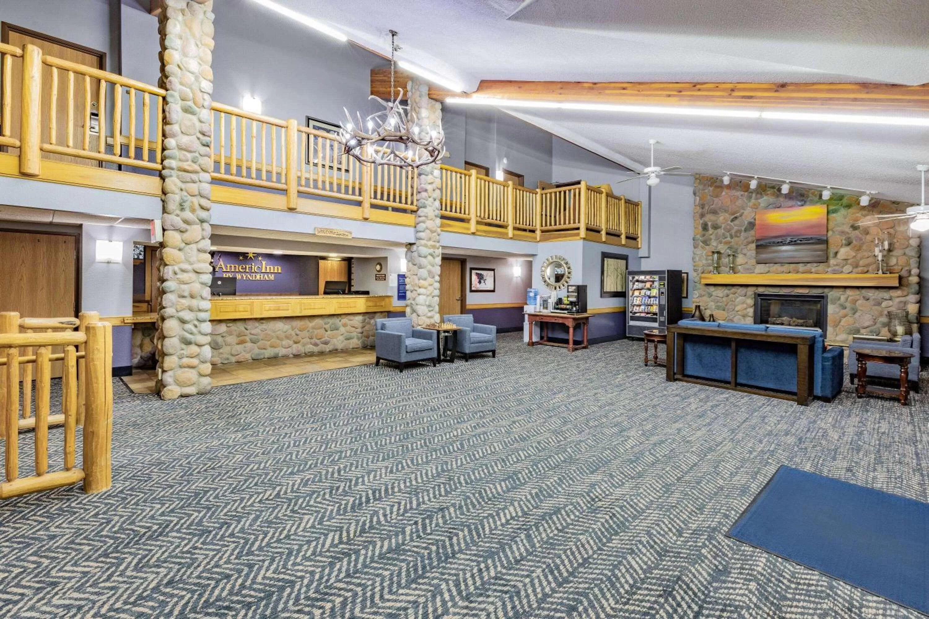 Lobby or reception in AmericInn by Wyndham Sayre
