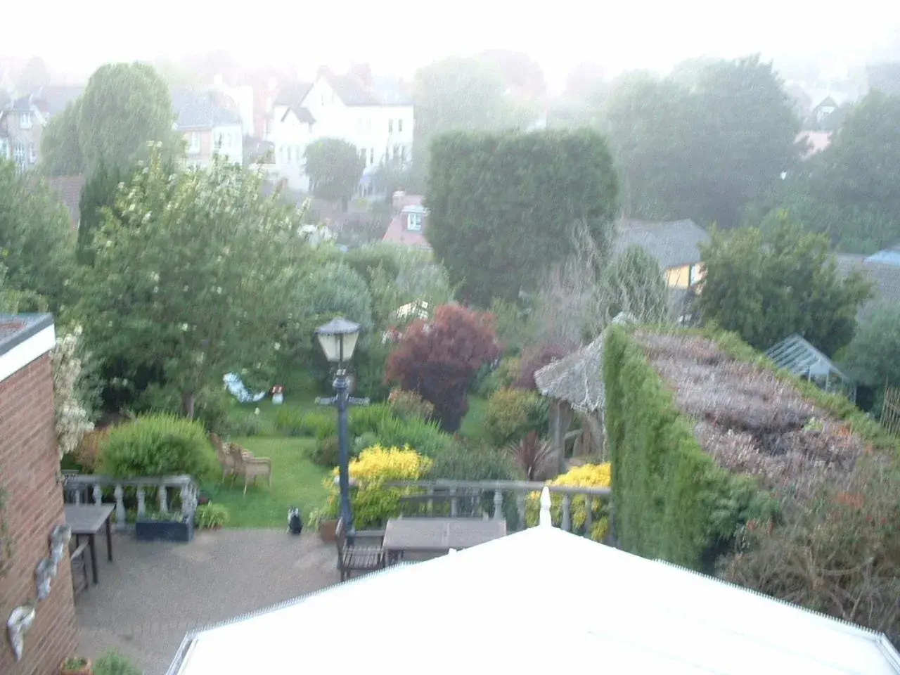 Garden view in Tower House 1066 Garden view in Tower House 1066