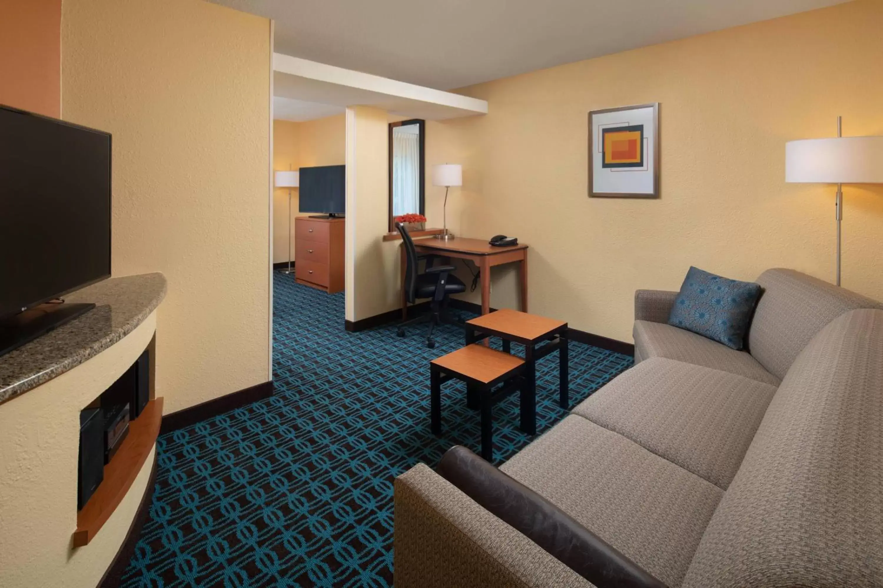 Living room, Seating Area in Fairfield Inn & Suites Lafayette I-10