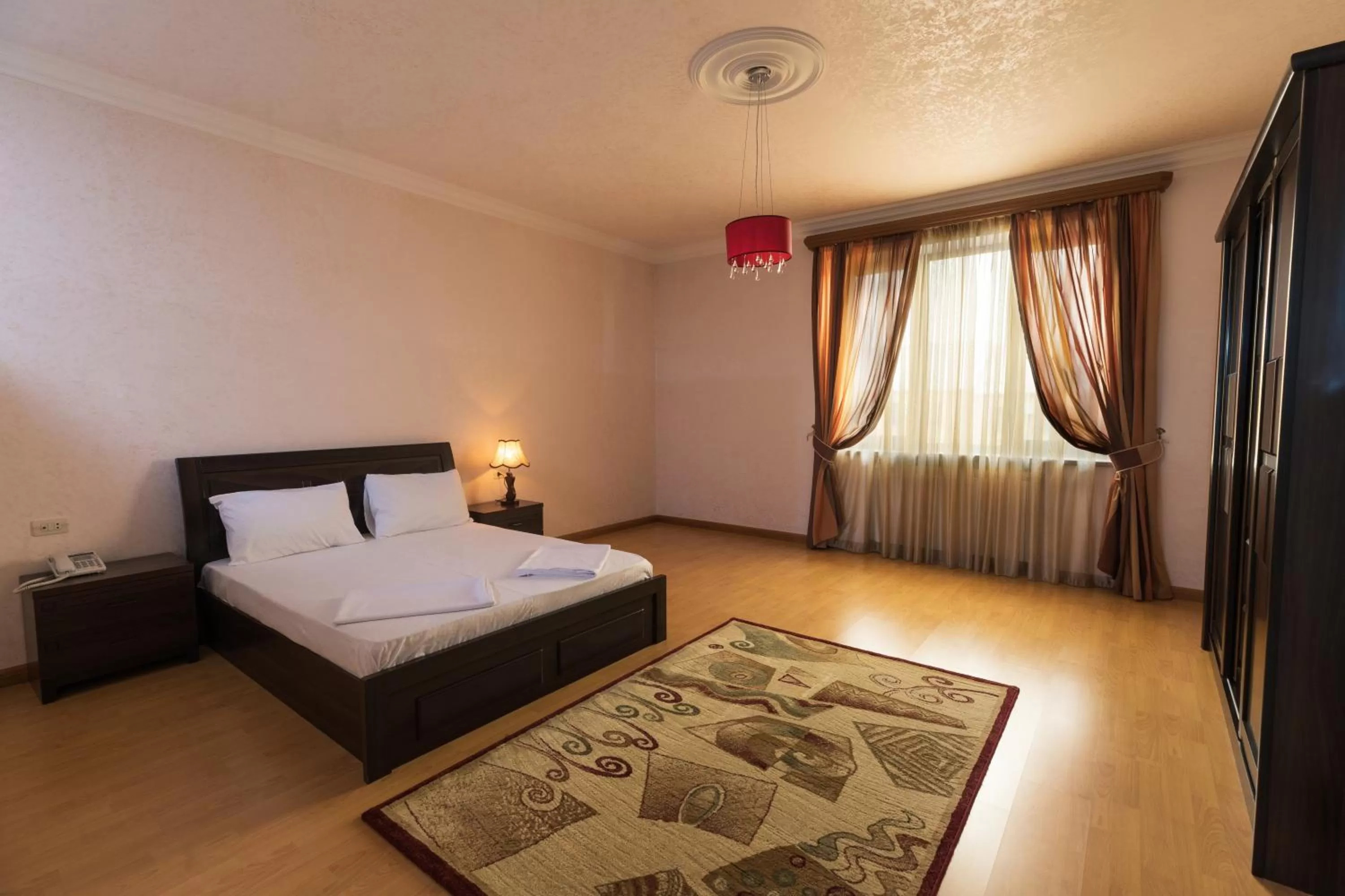 Bed in La Defense Hotel Yerevan
