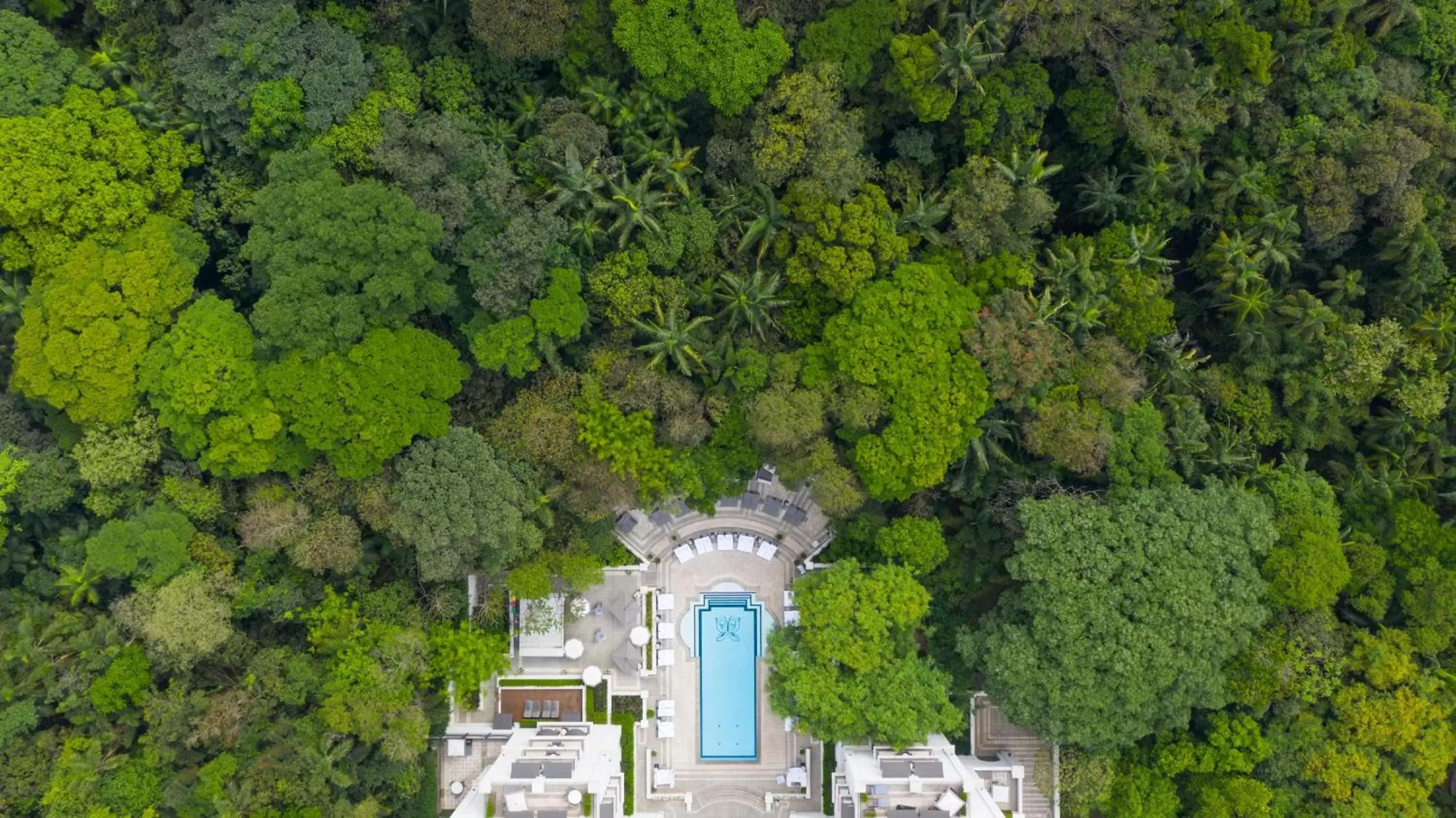 Swimming pool, Bird's-eye View in Palácio Tangará - an Oetker Collection Hotel