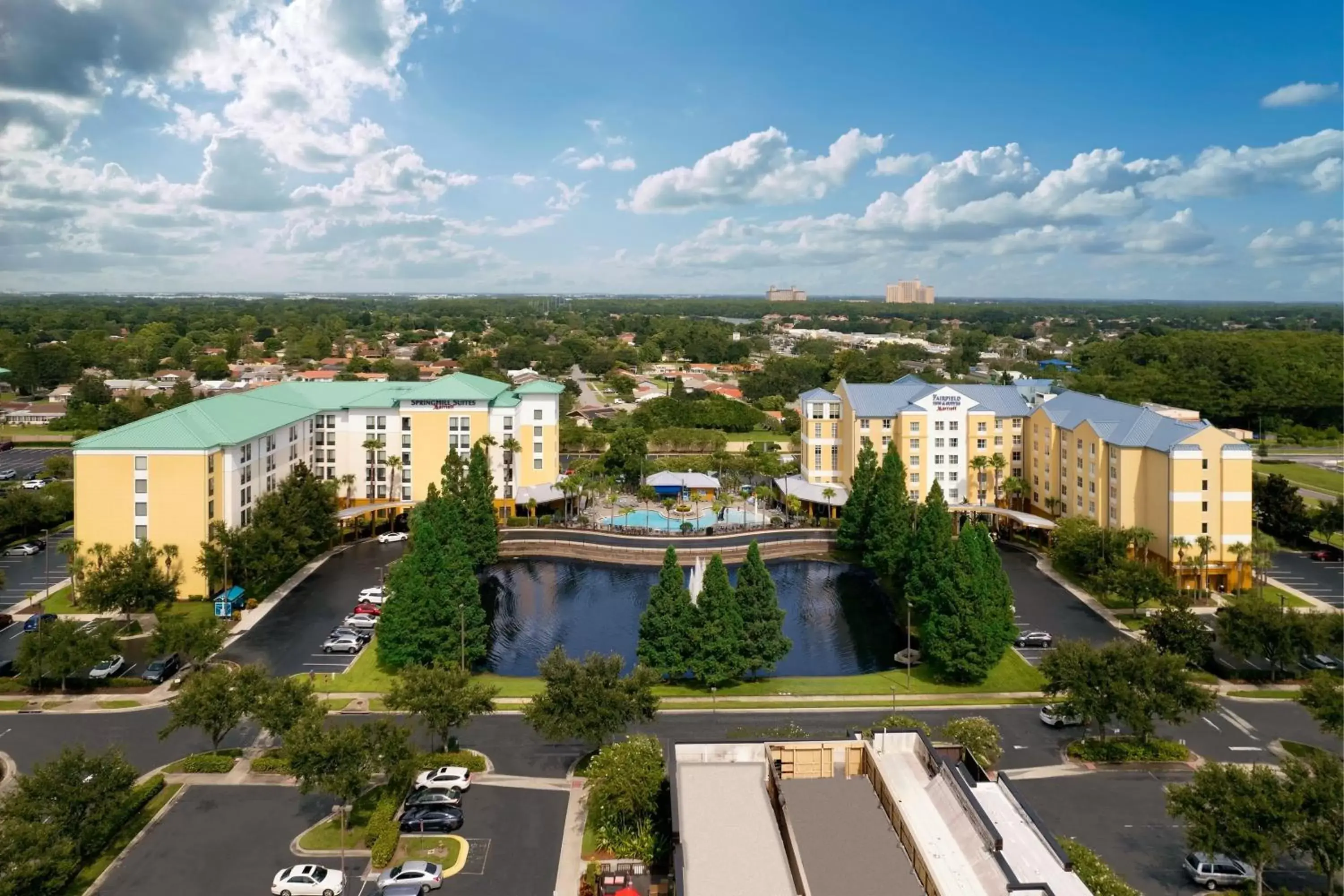 Property building, Bird's-eye View in SpringHill Suites by Marriott Orlando at SeaWorld