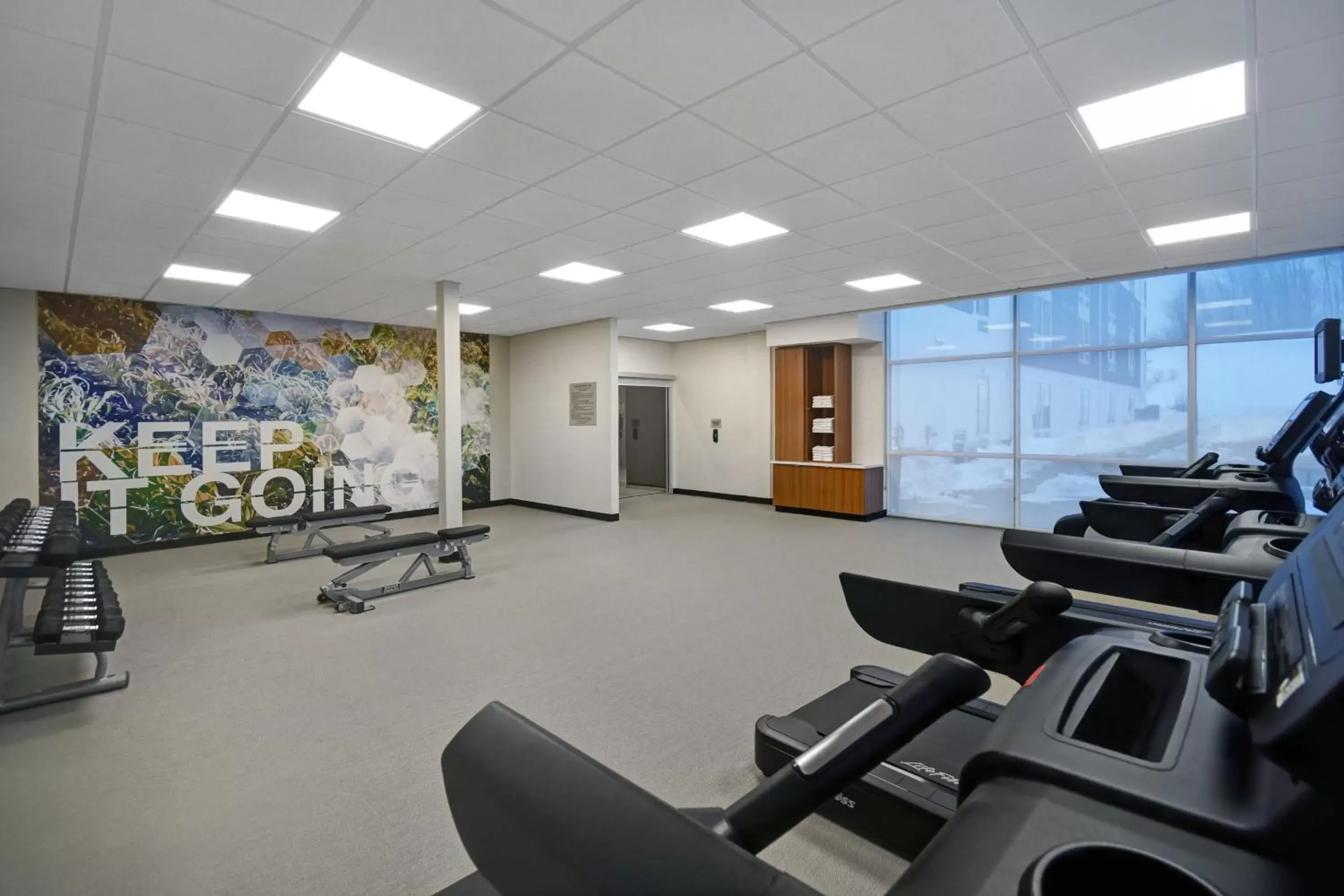 Fitness centre/facilities, Fitness Center/Facilities in SpringHill Suites by Marriott Hartford Cromwell