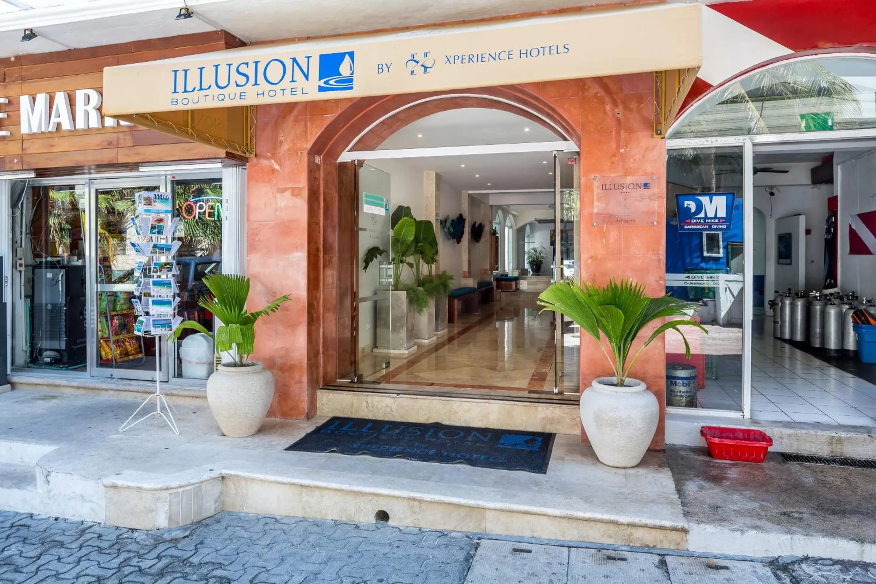 Facade/entrance in Illusion Boutique Hotel By BFH