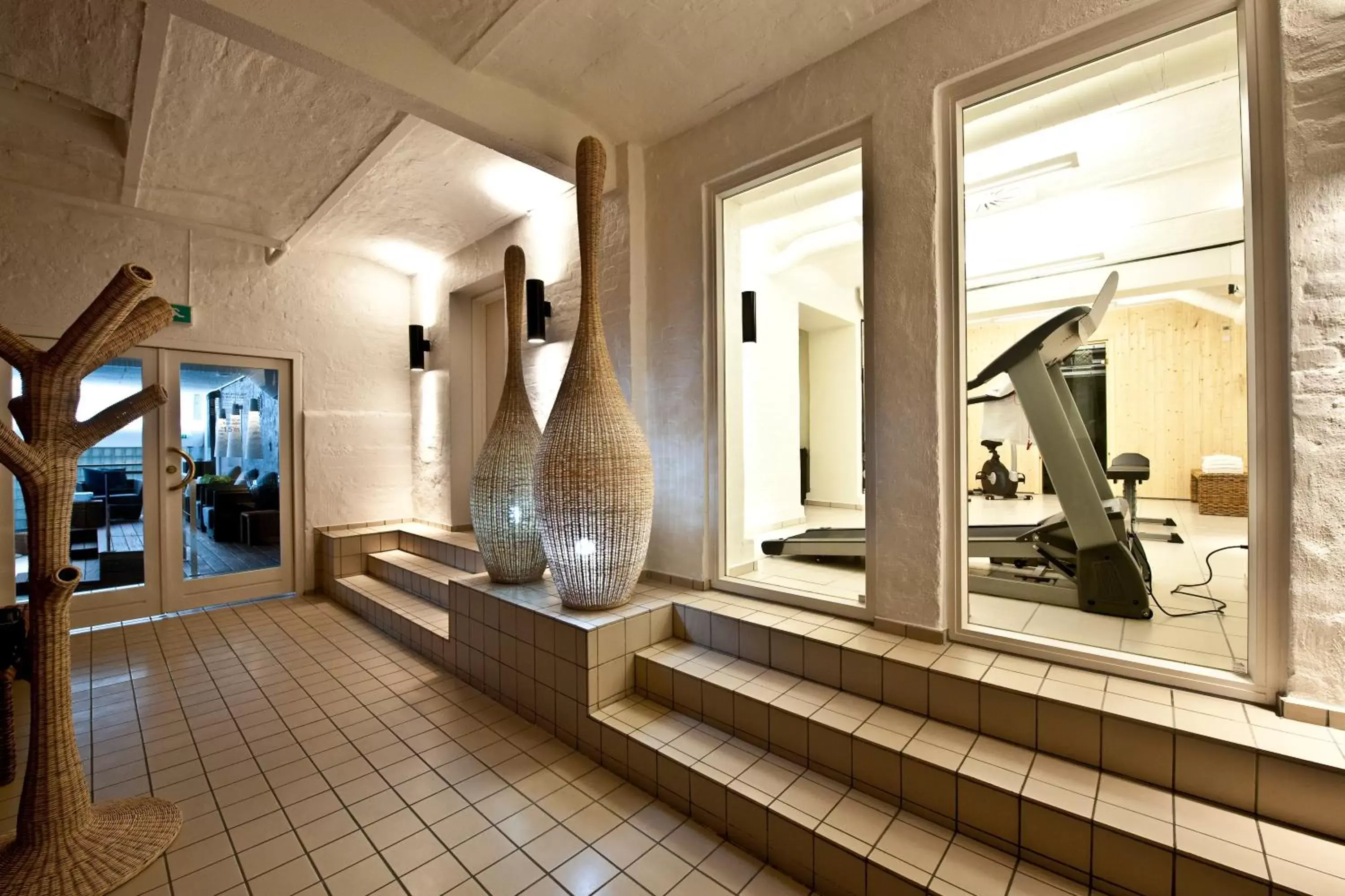 Fitness centre/facilities, Lobby/Reception in Hotel Koldingfjord