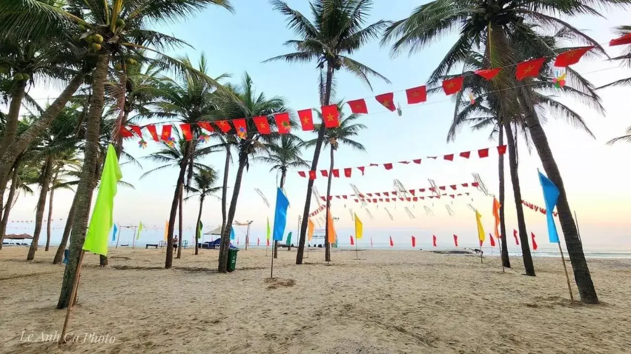 Beach, Children's Play Area in Hoi An Aurora Riverside Hotel and Spa