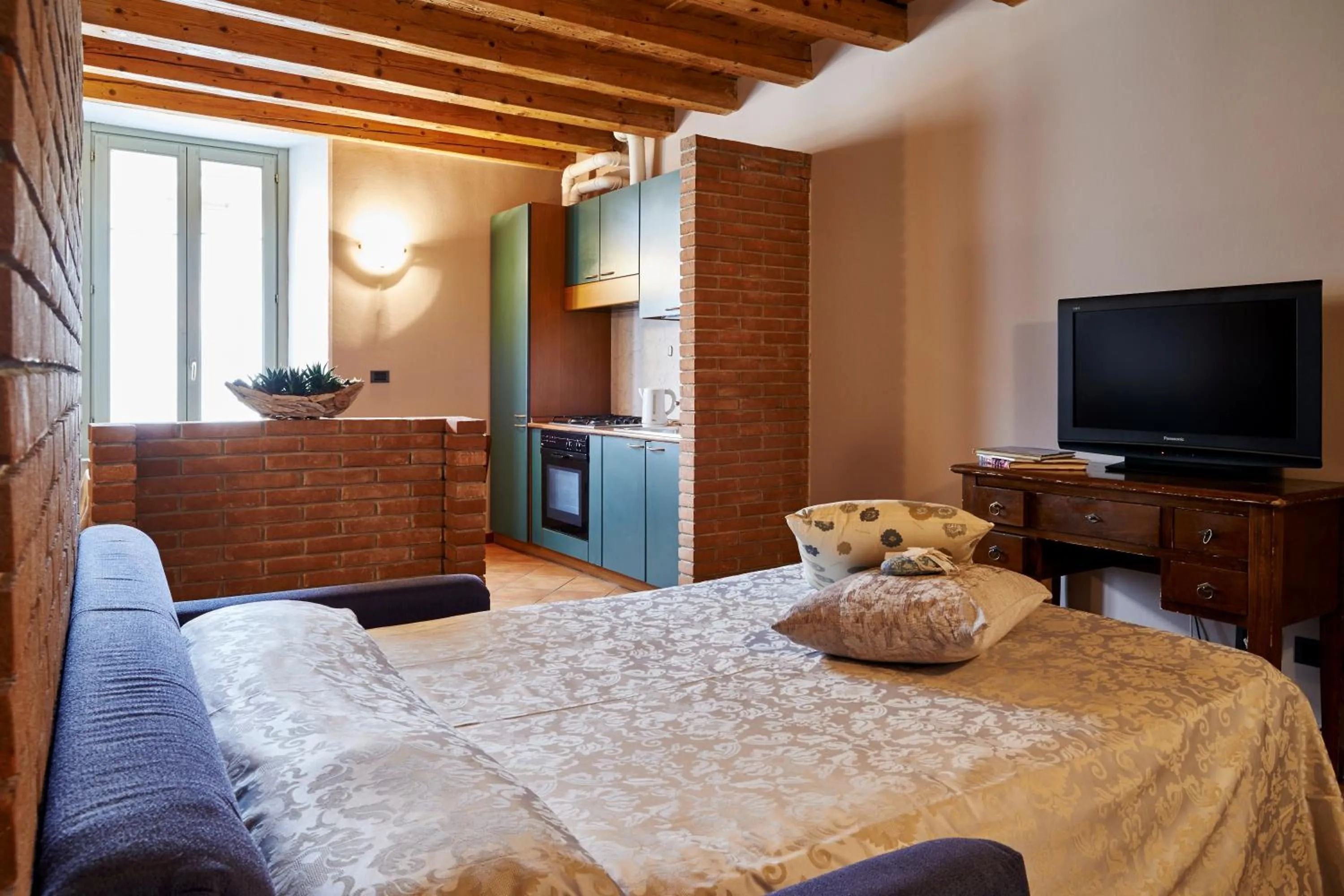 Living room, Bed in Antico Borgo