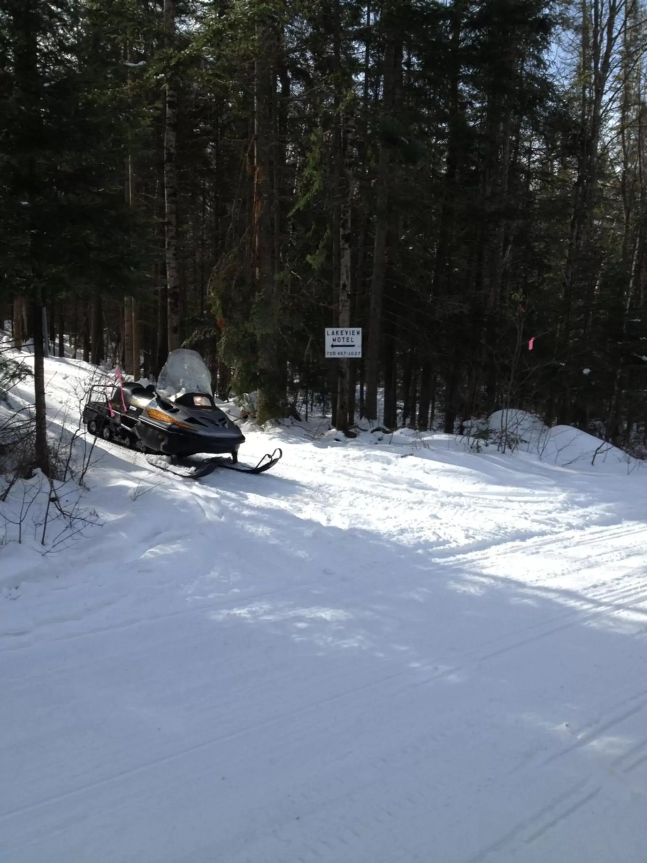 Activities, Winter in Lakeview Motel