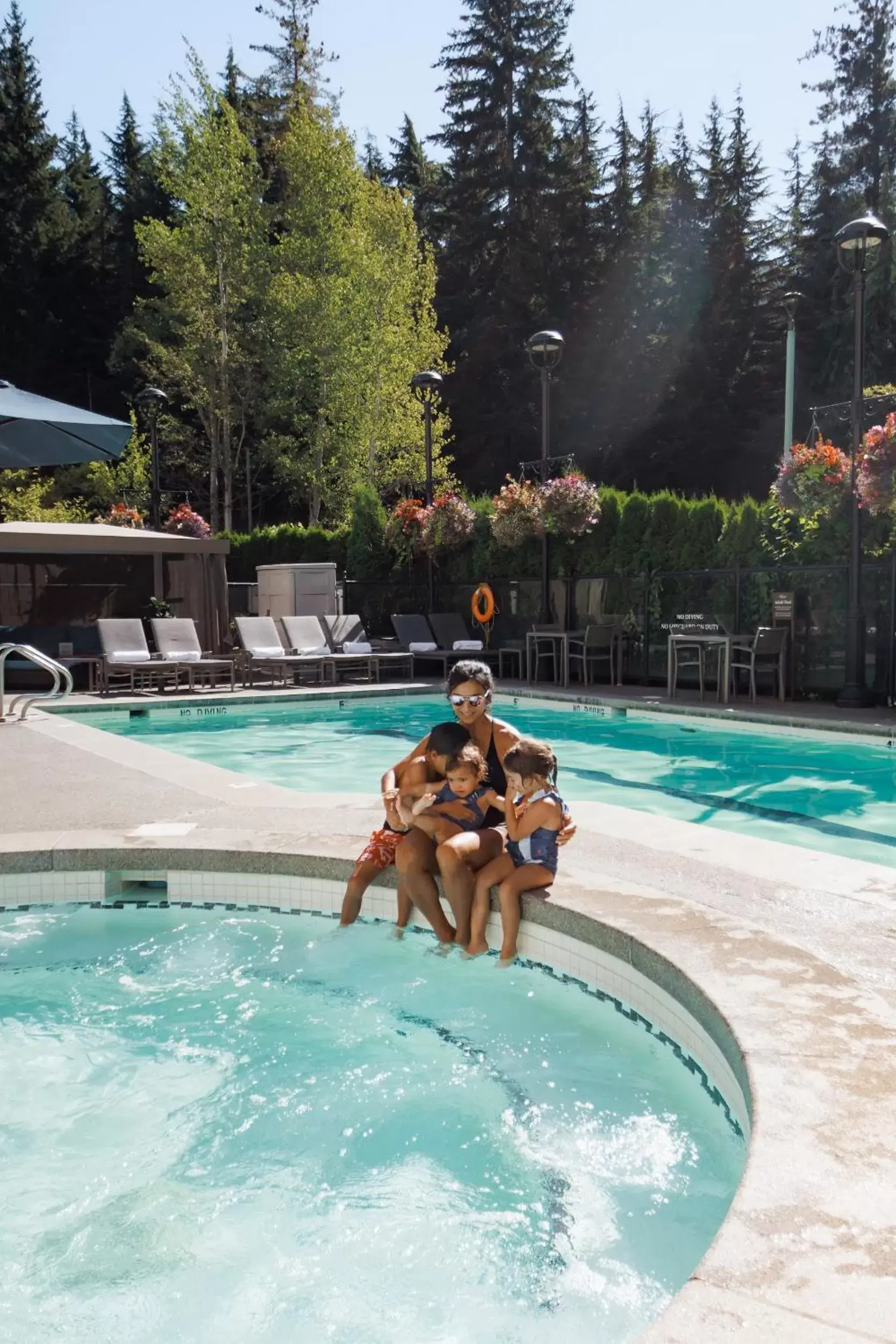 Swimming Pool in Fairmont Chateau Whistler