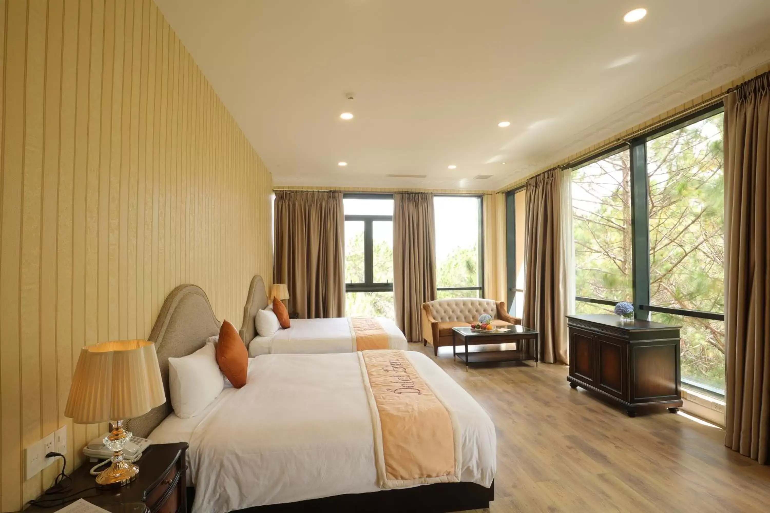 Bed in Dalat Edensee Lake Resort & Spa